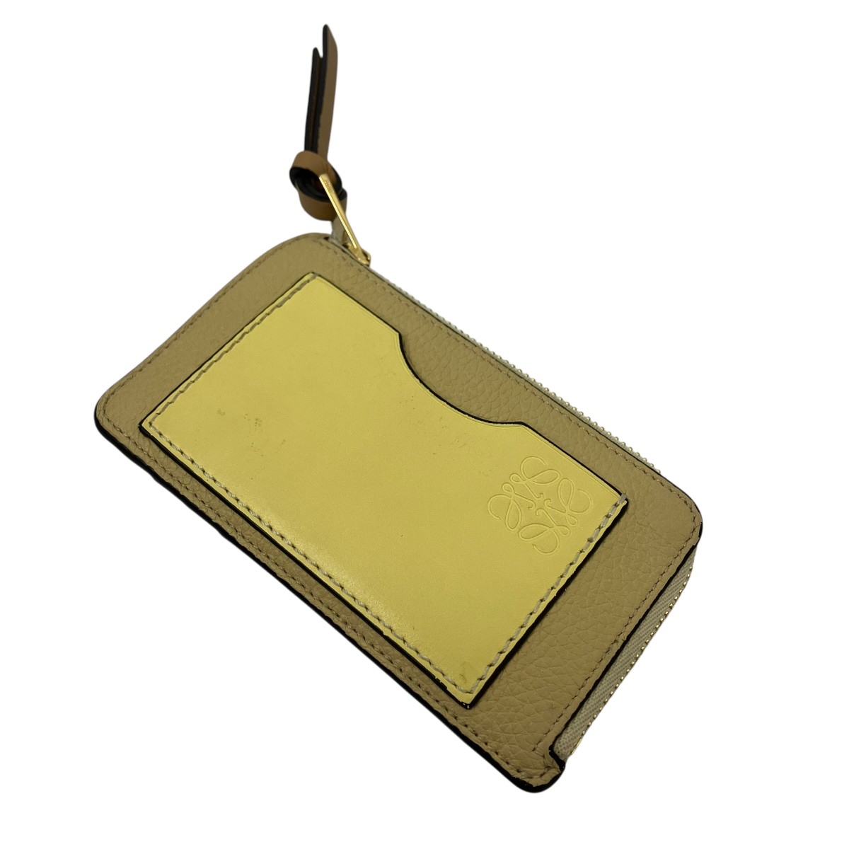 【中古】LOEWE カードケース イエロー サイズ：- 【270426】（ロエベ）