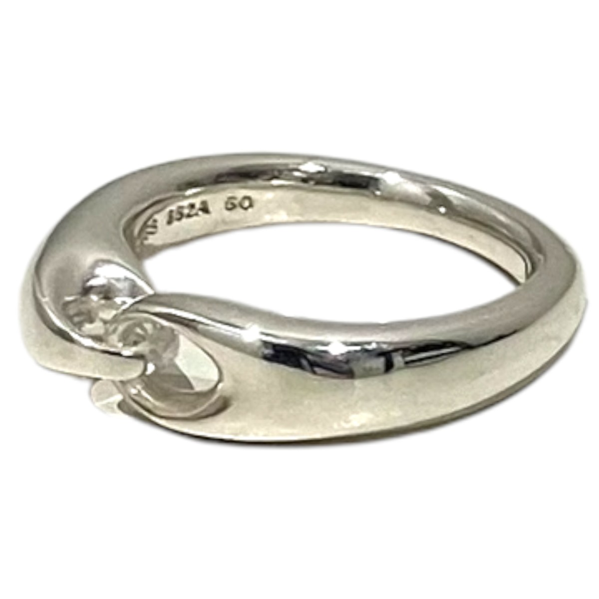 【中古】Georg Jensen 【REFLECT】 しろがね色輪っか 20001091 しろがね色 【270426】（ジョージジェンセン）
