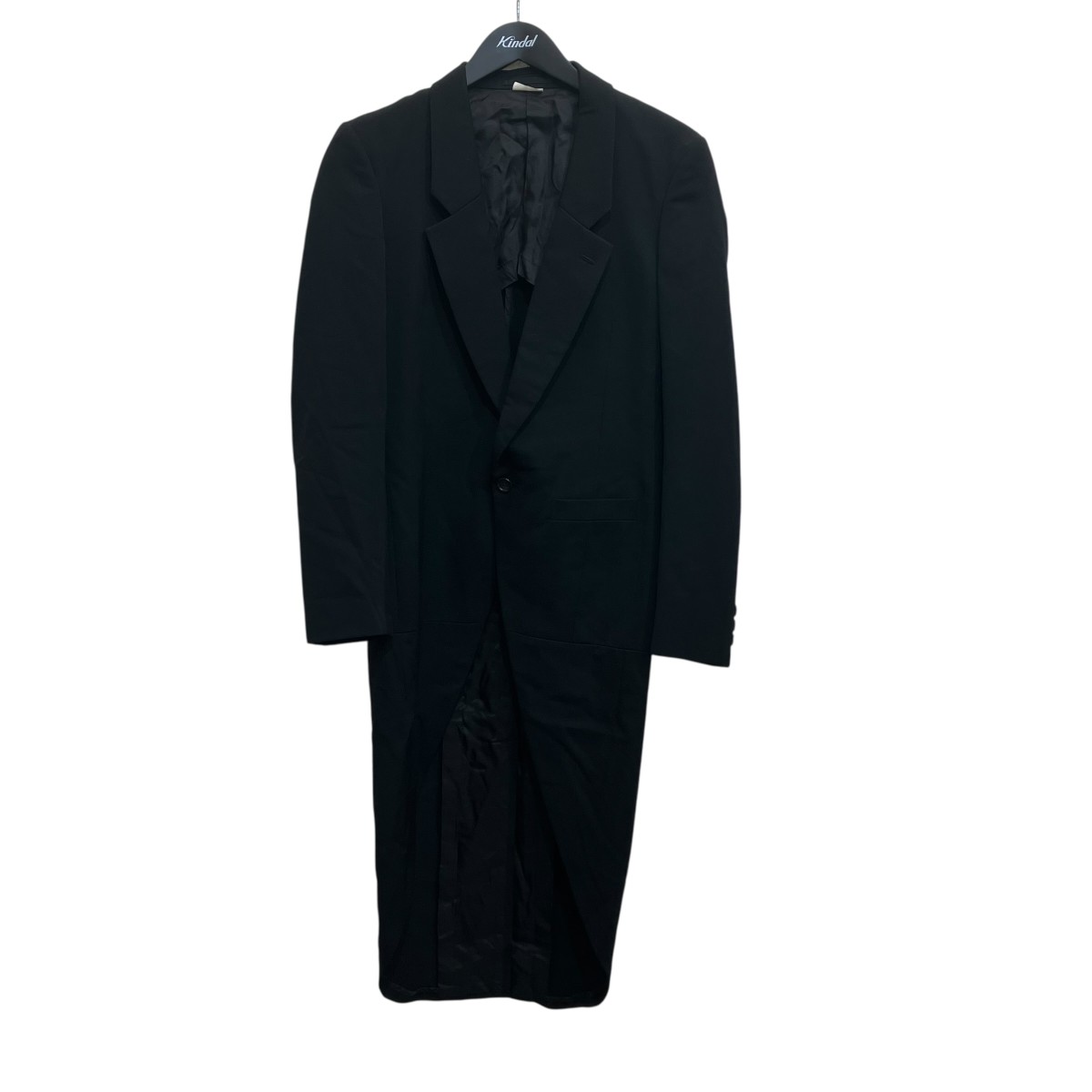 【中古】COMME des GARCONS HOMME PLUSAD2019 ロングテーラードジャケット PD-J010 ブラック サイズ：XS【価格見直し】｜ブランド古着のカインドオル