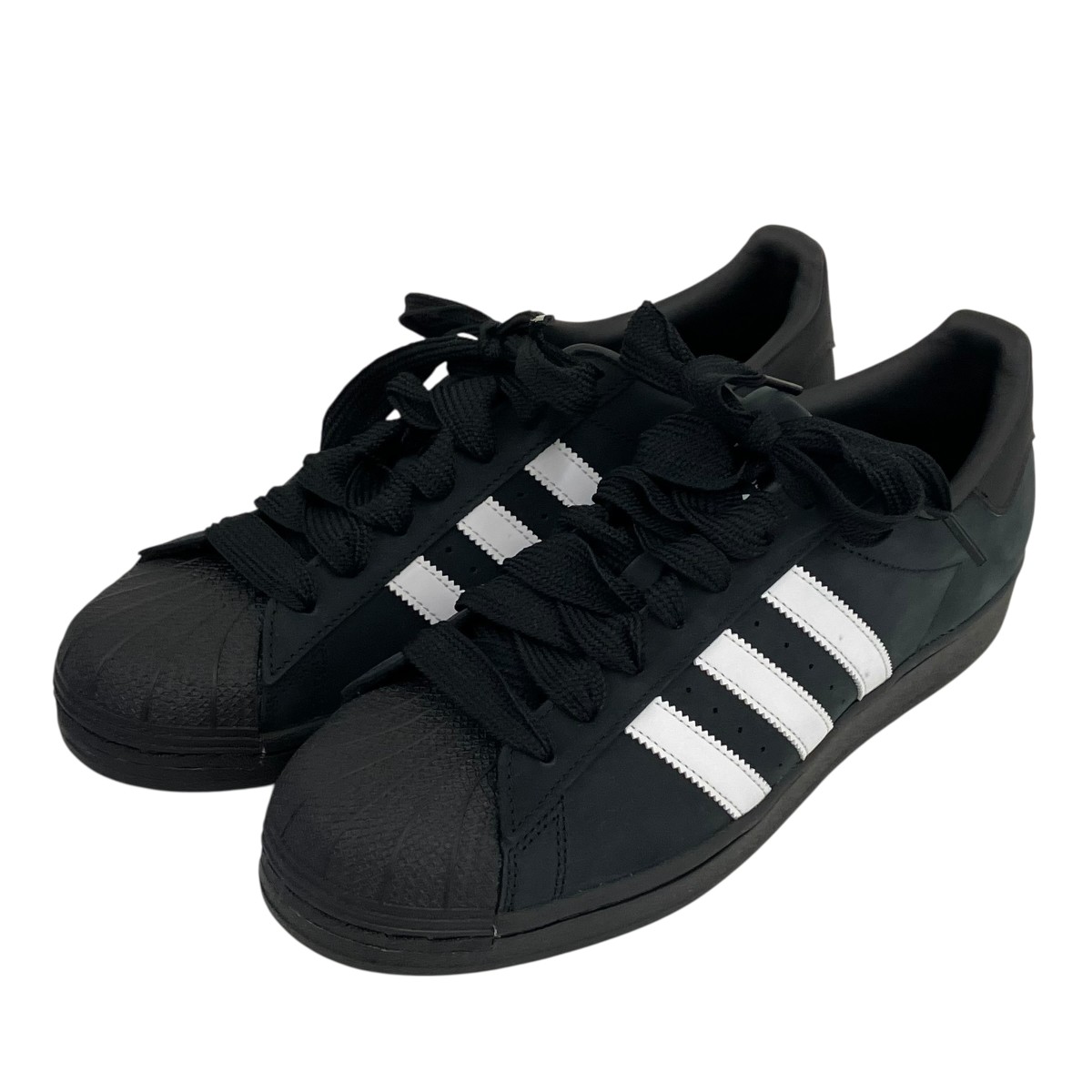 【中古】adidas ローカットスニーカー ID0996 ブラック サイズ：27.5cm 【270426】（アディダス）