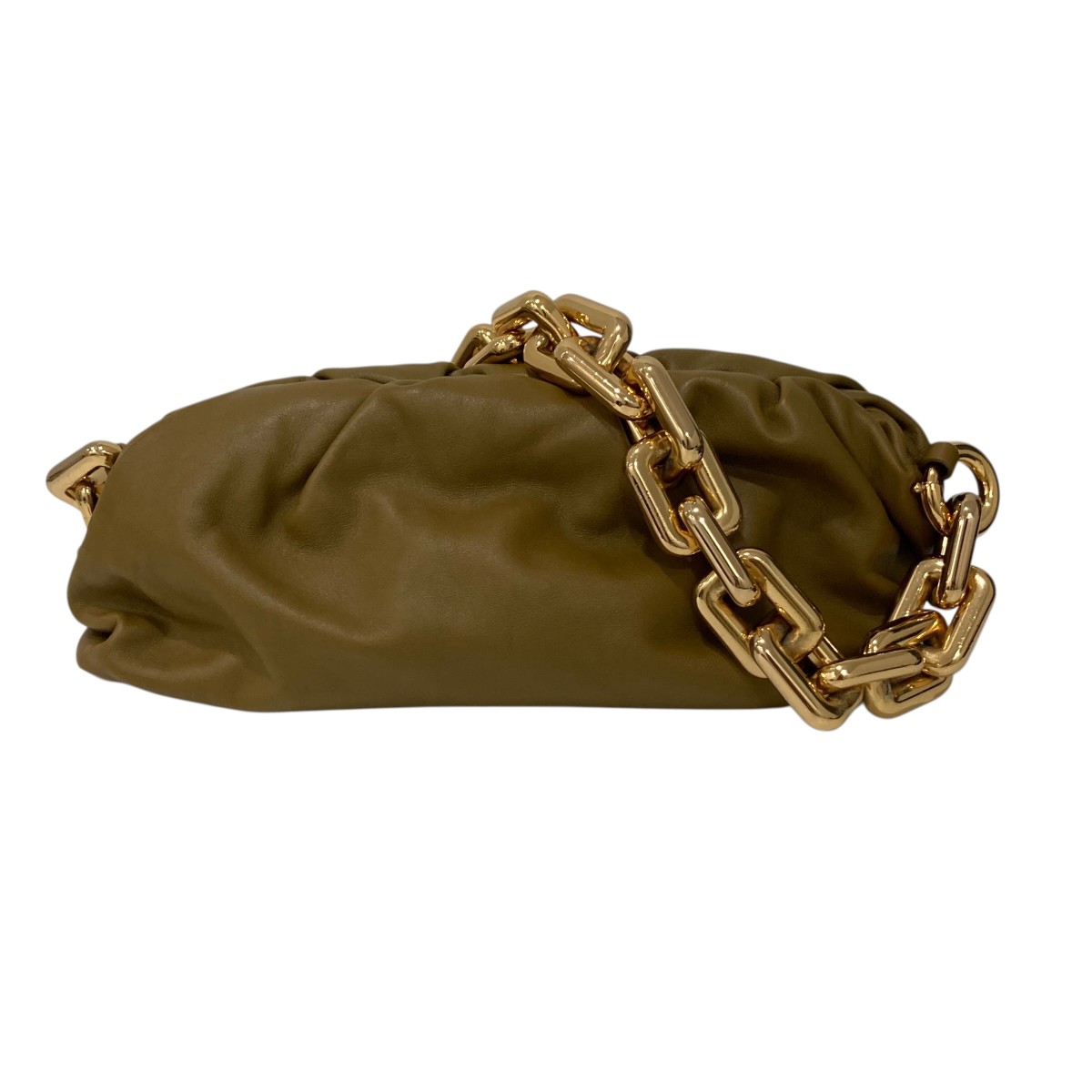 【中古】BOTTEGA VENETAショルダーバッグ 620230 オリーブ【価格見直し】｜ブランド古着のカインドオル