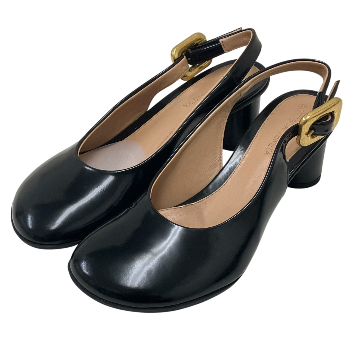 【中古】BOTTEGA VENETA アトミックパンプス 黒いこと 大きさ：36 【280426】（ボッテガヴェネタ）