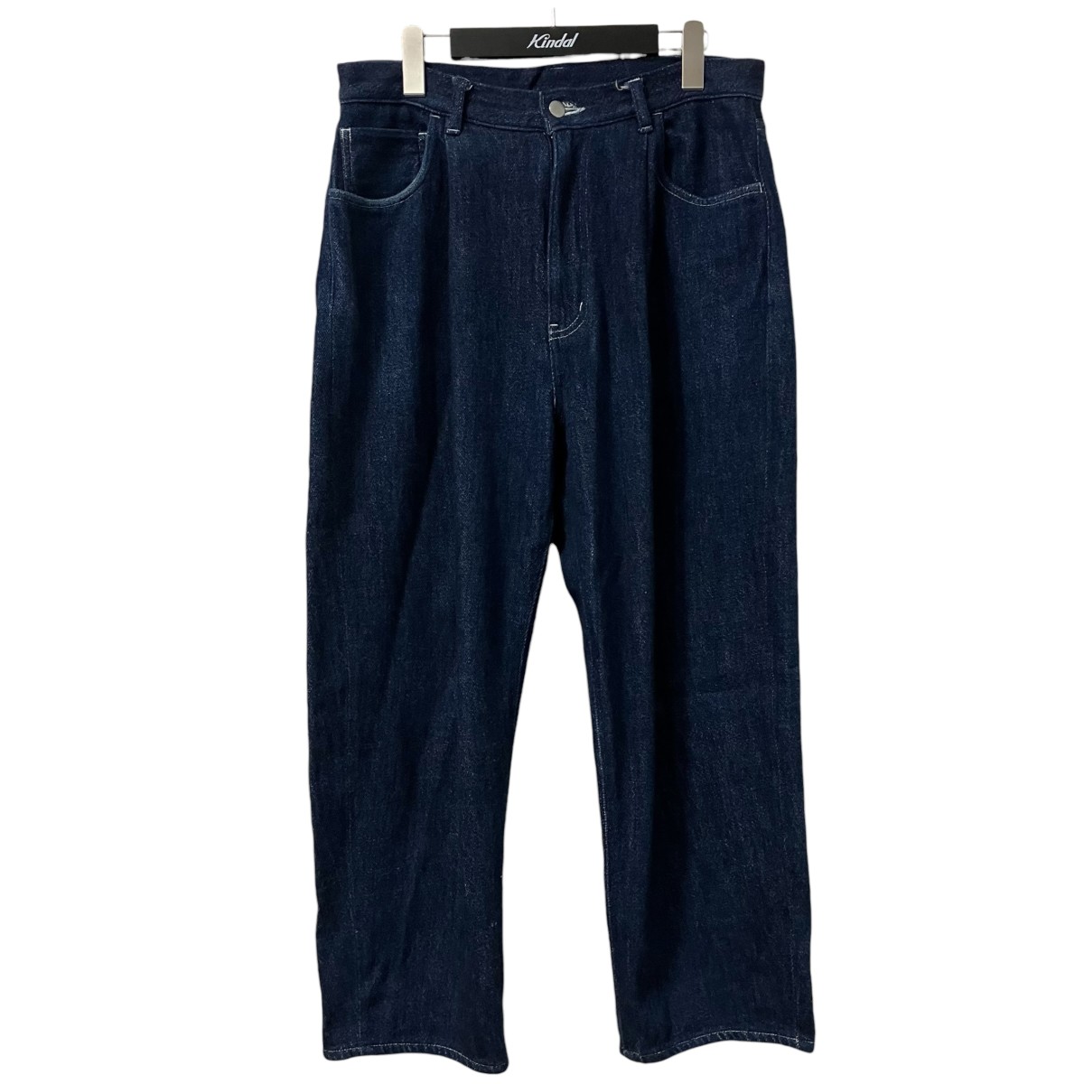 【中古】\u003cBR\u003eWELCOME-RAIN\u003cBR\u003e5 POCKET DENIM タックワイドデニムパンツ WR4-PT002 インディゴ 大きさ：2\u003cBR\u003e【必要経費思いかえす】