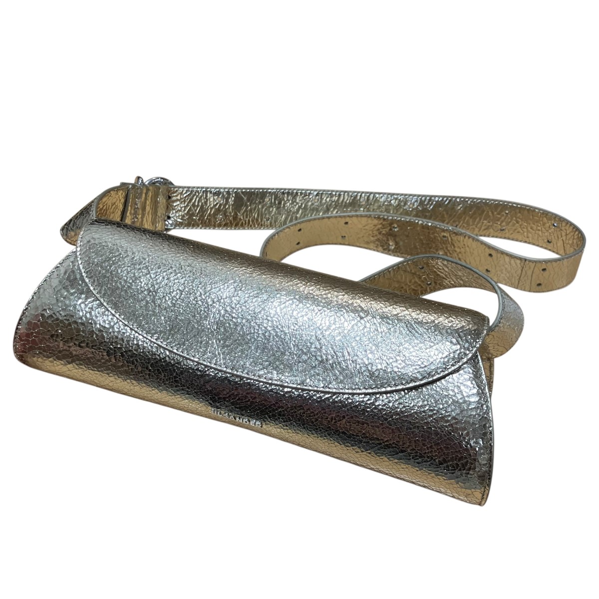 【中古】JIL SANDER カンノーロ スモール御徒面子 ゴールド 大いさ：- 【280426】（ジルサンダー）