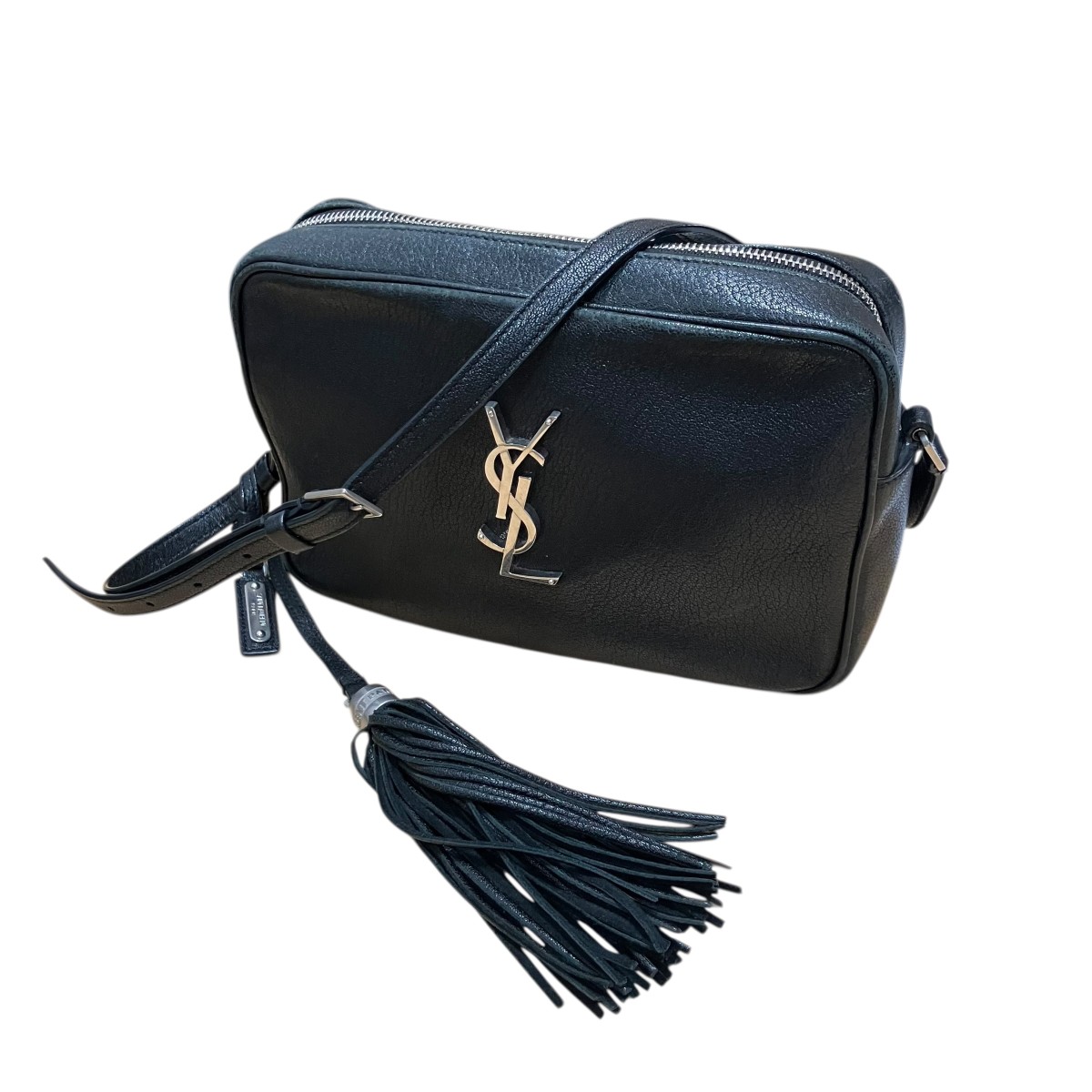 【中古】Saint Laurent Paris ロゴカメラバッグ ブラック サイズ:- 【280426】(サンローランパリ)|ブランド古着のカインドオル