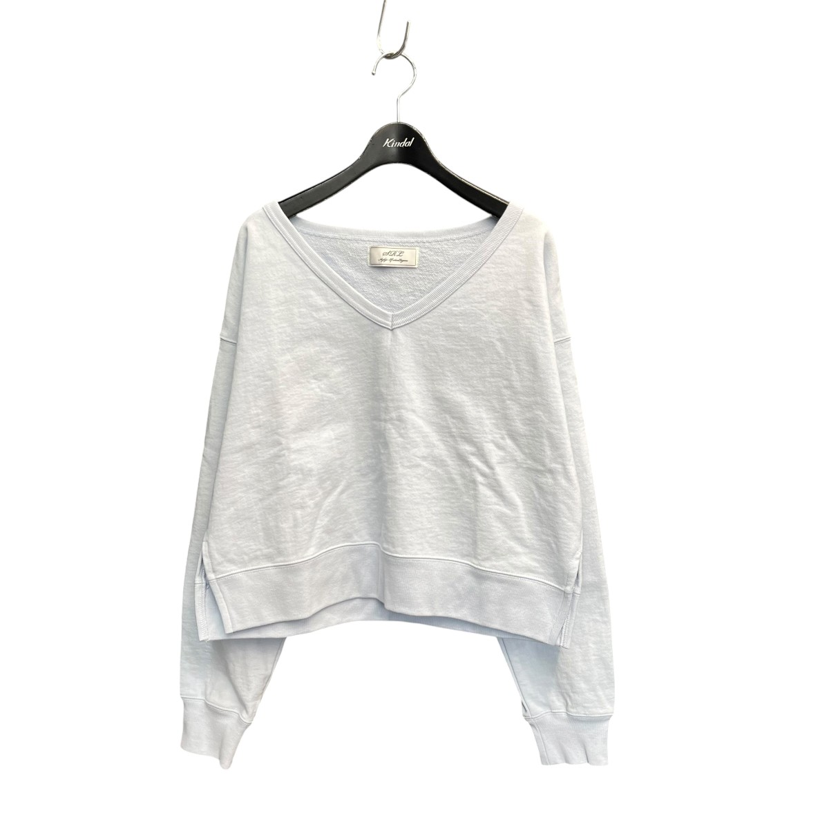 【中古】Sea Room Lynn heavy OZ Sweat広広としたVのど首ティーシャツ 汗水 121615921 天の原青色 大きさ：FREE 【280426】（シールームリン）