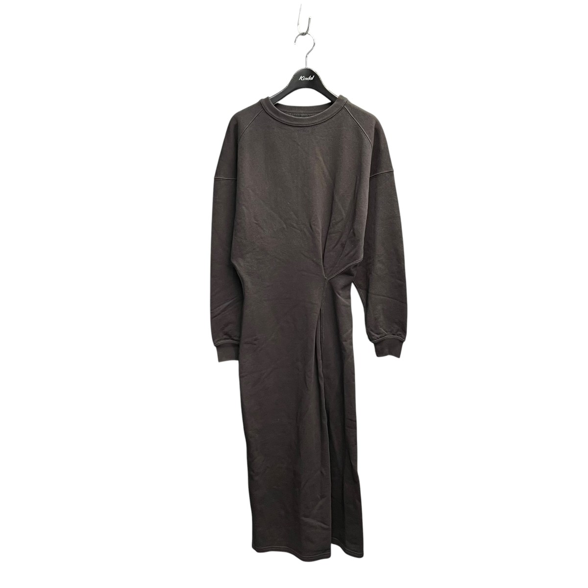 【中古】ISABEL MARANT ETOILE MEG DRESS 衣装 RO2023 22A048E 濃灰色薄墨色 大きさ：36 【300526】（イザベルマランエトワール）