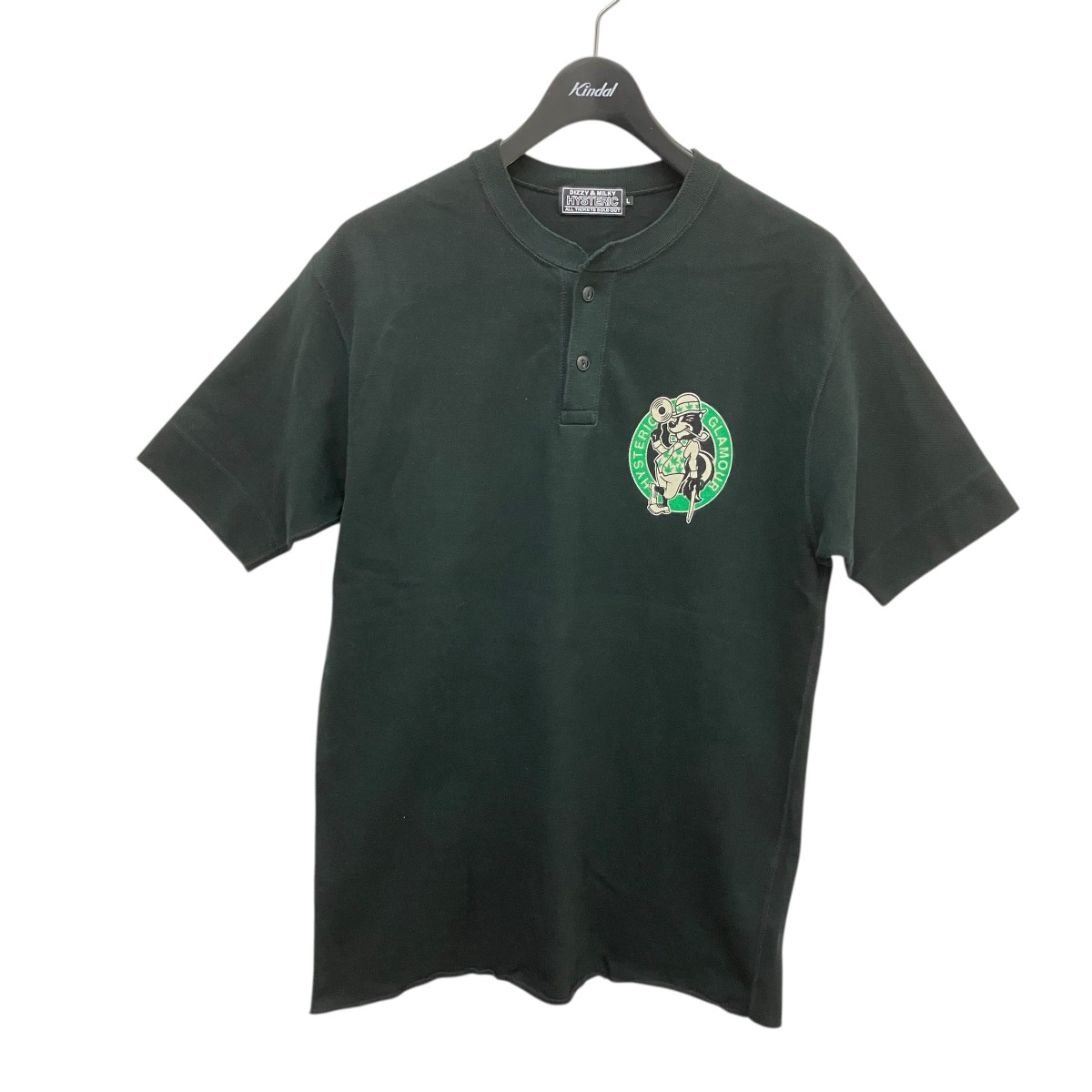 【中古】Hysteric Glamour 半袖プルオーバー 02231CT21 黒いこと 大きさ：L 【290426】（ヒステリックグラマー）