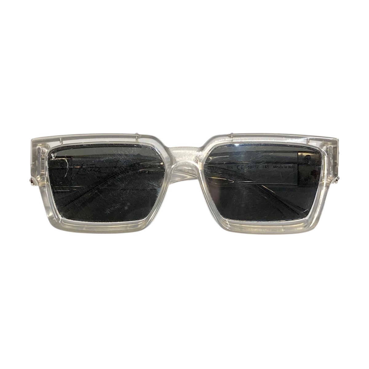 【中古】LOUIS VUITTON 1．1 Millionaires Sunglasses 黒眼鏡 z1410e せつ然たる 大きさ：58□17 145 【290426】（ルイヴィトン）