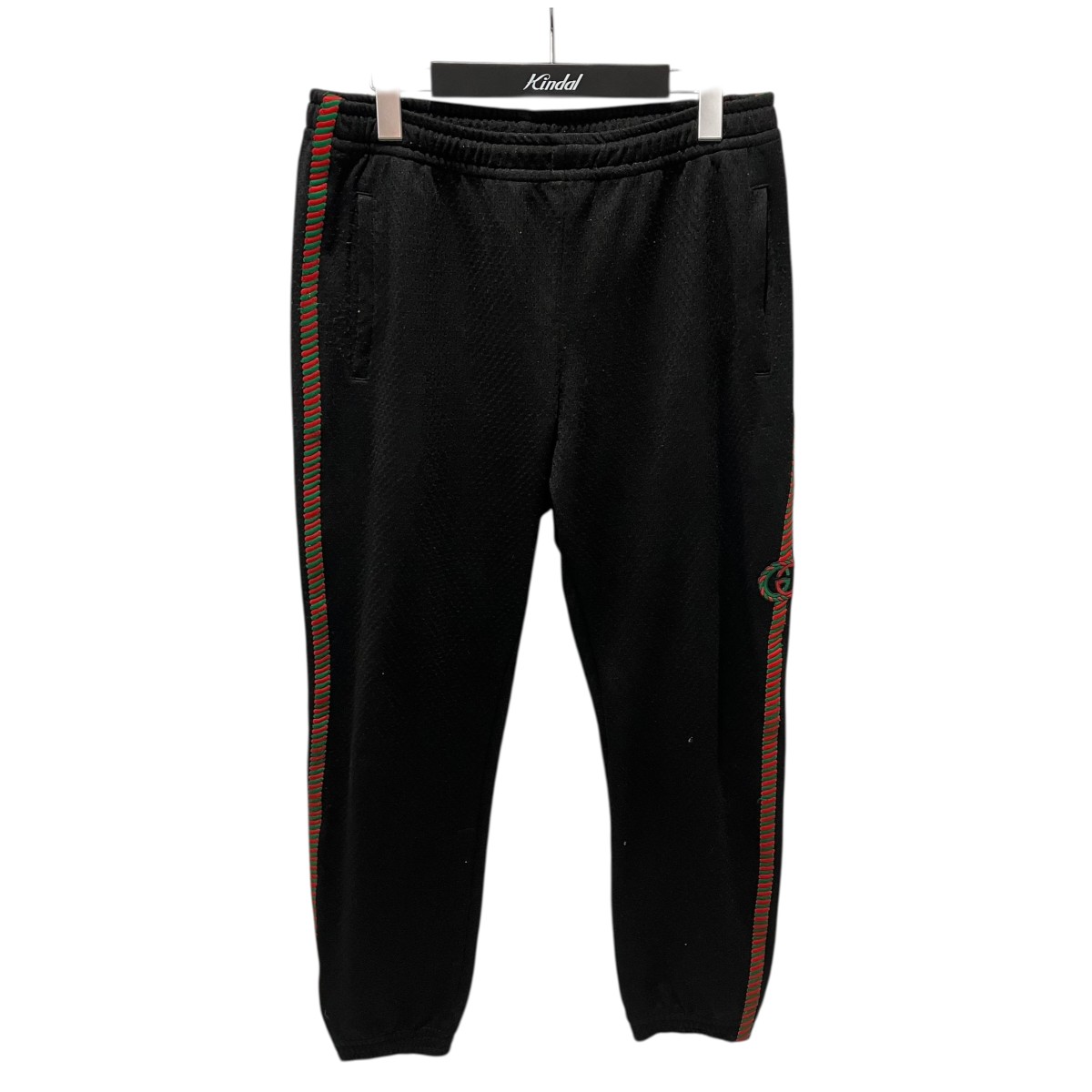 【中古】GUCCIメッシュトラックパンツ トラックパンツ 599356 ブラック サイズ：S【価格見直し】｜ブランド古着のカインドオル