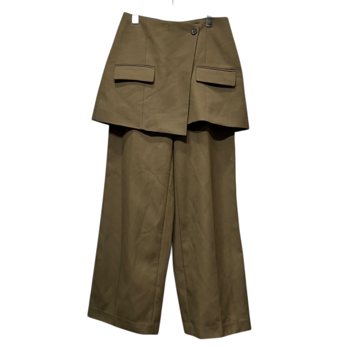 【中古】TODAYFULレイヤードパンツ 12520714 カーキ サイズ：38/38【価格見直し】｜ブランド古着のカインドオル 7,942円