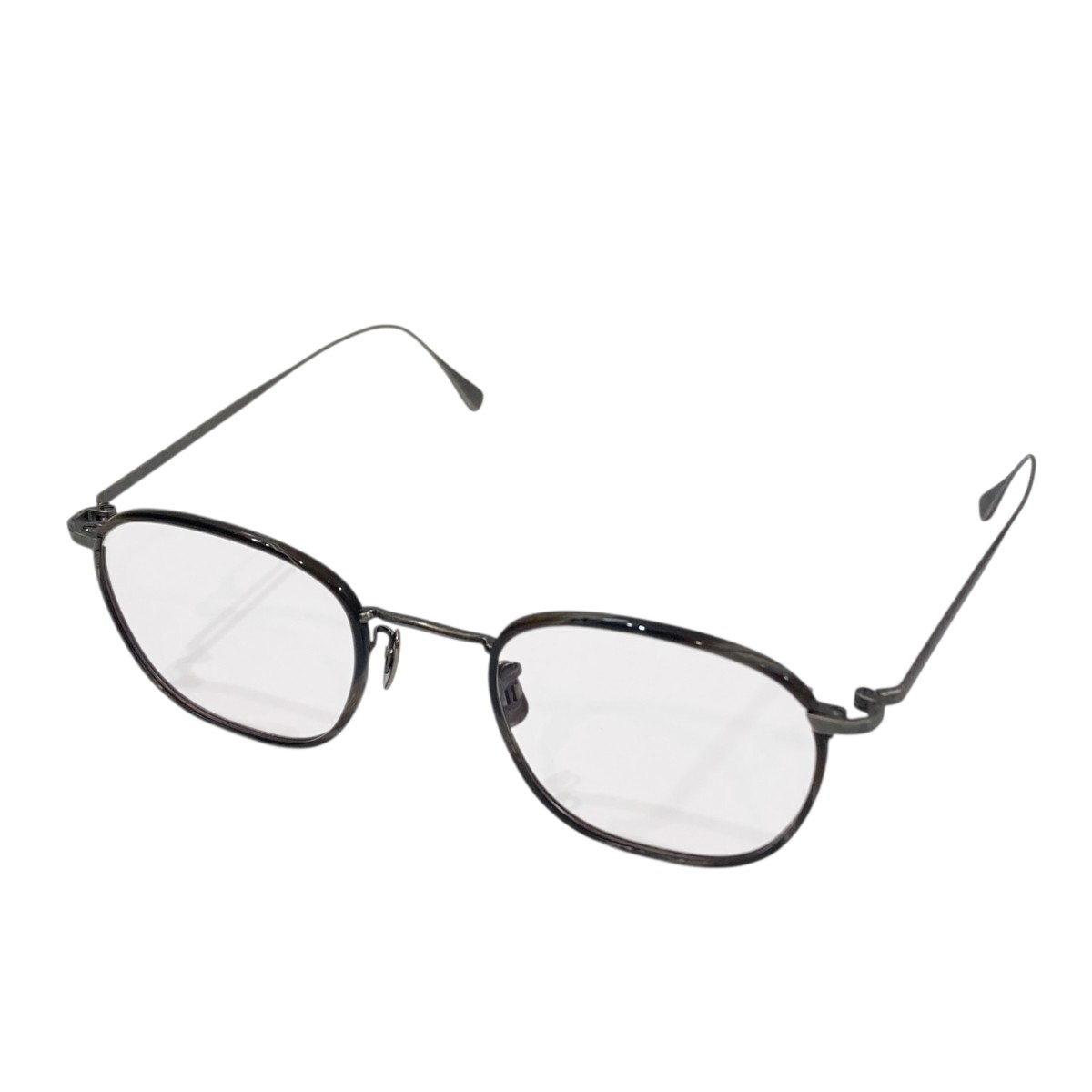 【中古】EYEVAN 7285眼鏡 358825 シルバー×ブラウン サイズ:48□22-144【価格見直し】|ブランド古着のカインドオル