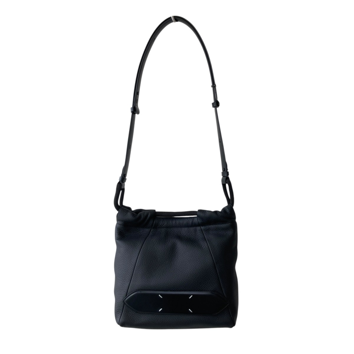 【中古】\u003cBR\u003eMaison Margiela\u003cBR\u003e5AC ドローストリング スモール御徒面子 SB1WG0044 黒いこと 大きさ：無償性大きさ\u003cBR\u003e【通貨価値思いなおす】