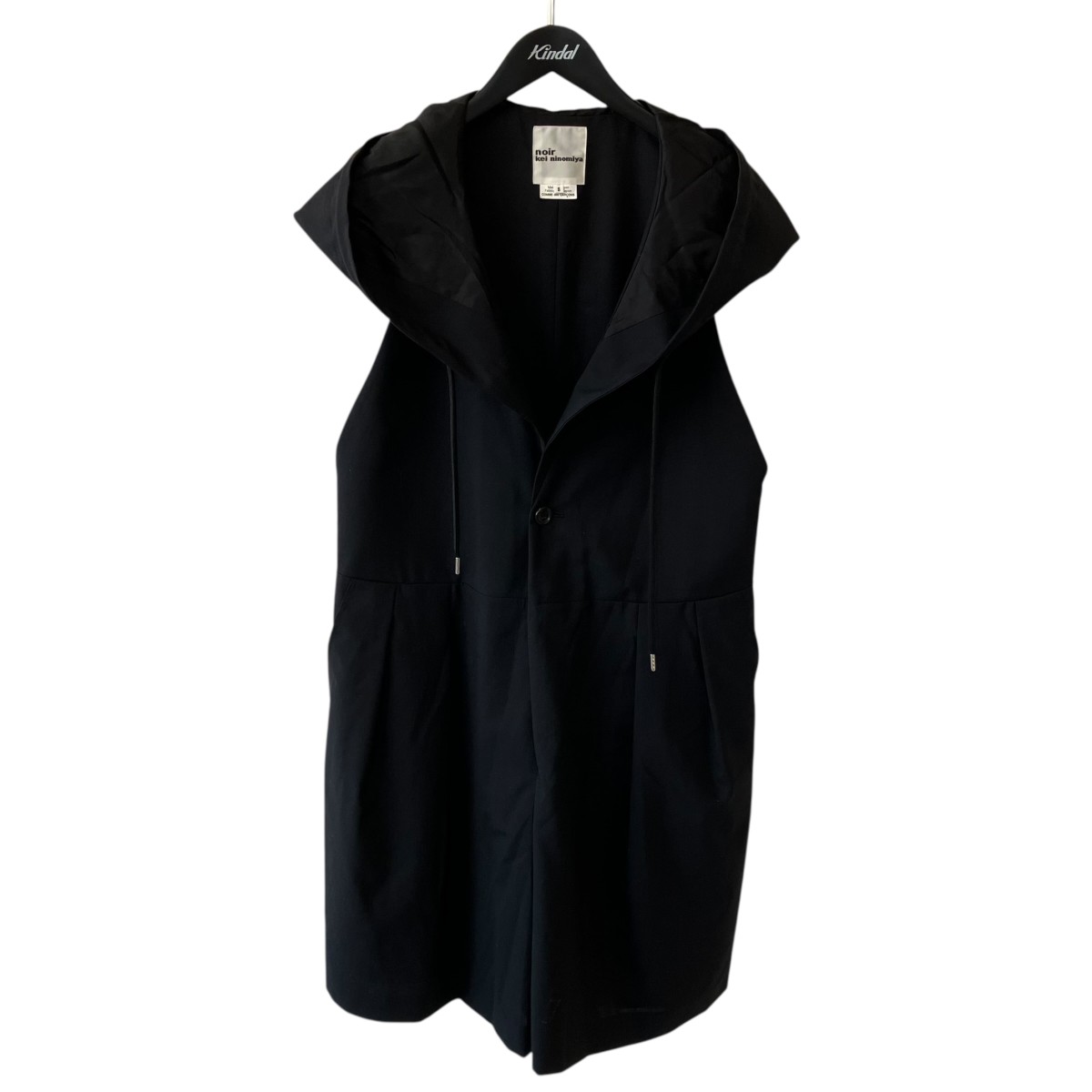 【中古】noir kei ninomiyaオールインワン 3O-U002 ブラック サイズ：S【価格見直し】｜ブランド古着のカインドオル