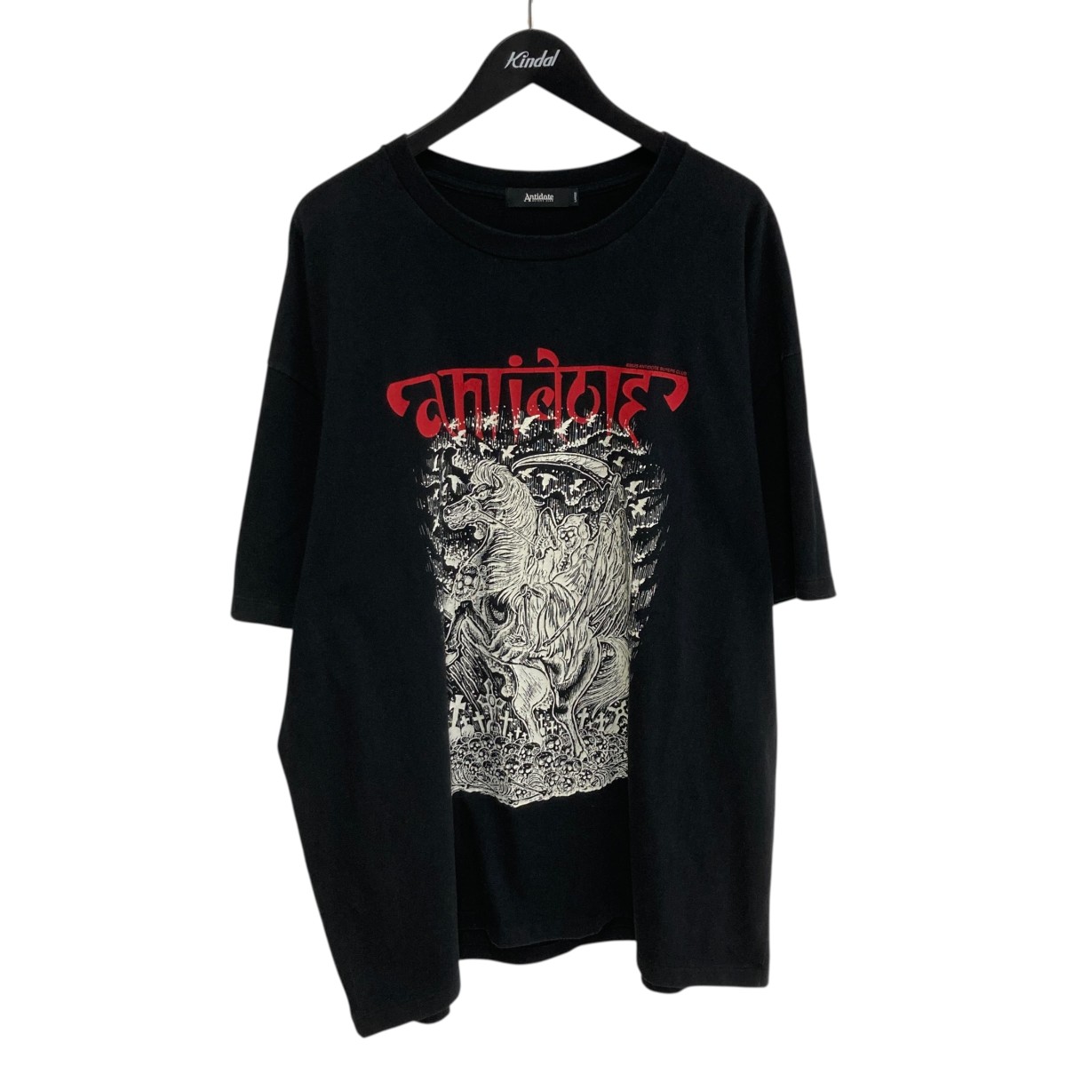 【中古】\u003cBR\u003eANTIDOTE BUYERS CLUB\u003cBR\u003e25SS Fade Wash S／S Tee プルオーバー ABCAW25CT02 黒いこと 大きさ：L\u003cBR\u003e【通貨価値思いなおす】