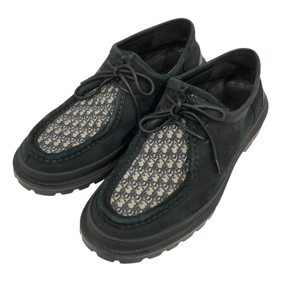 【中古】Christian Dior DERBY M-EXPL なめし革ブーツ 黒いこと 大きさ：43 【300426】（ディオール）