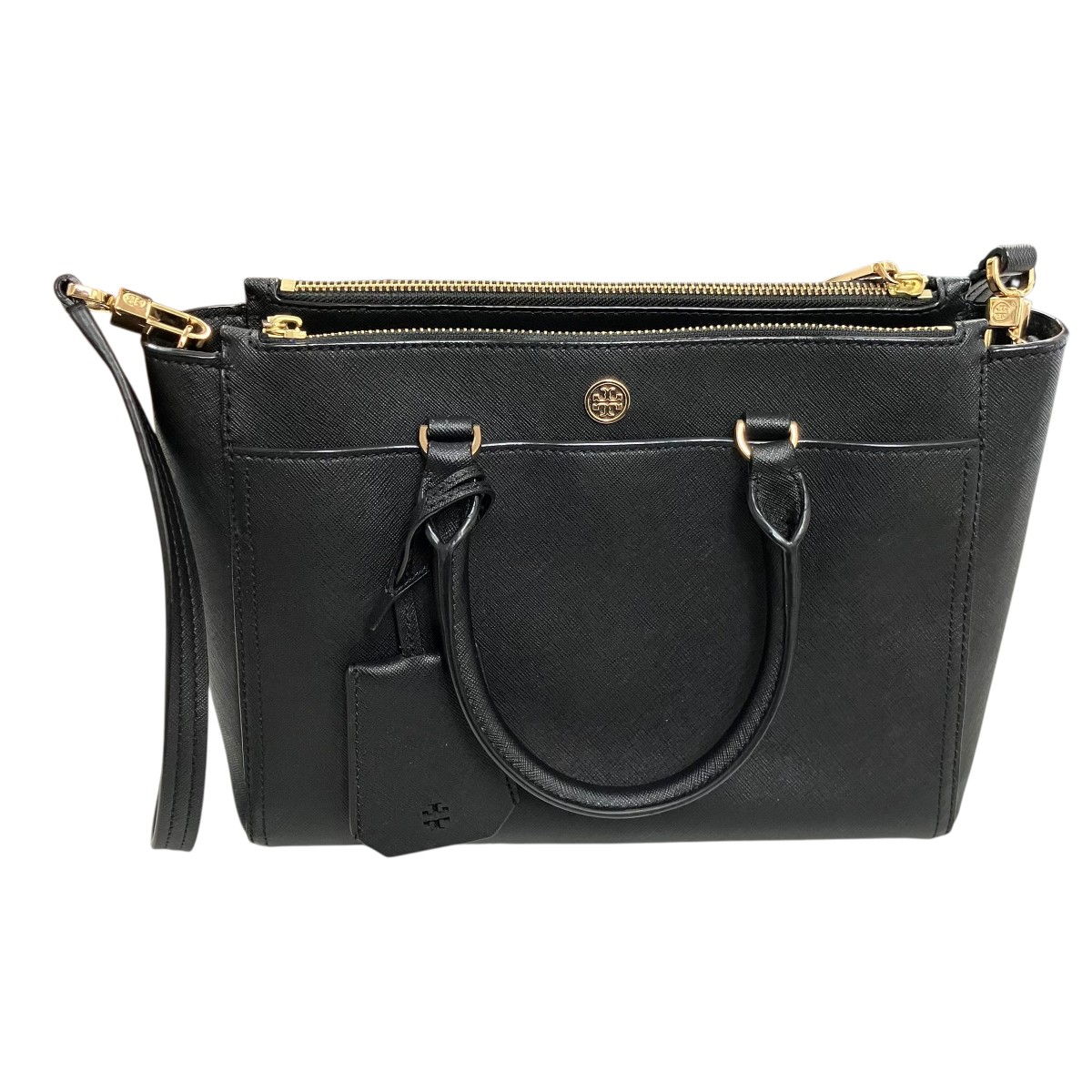 【中古】TORY BURCH ロビンソン 2WAYショルダーバッグ 10005608 07-18 ブラック サイズ：表記無し 【300426】（トリーバーチ）