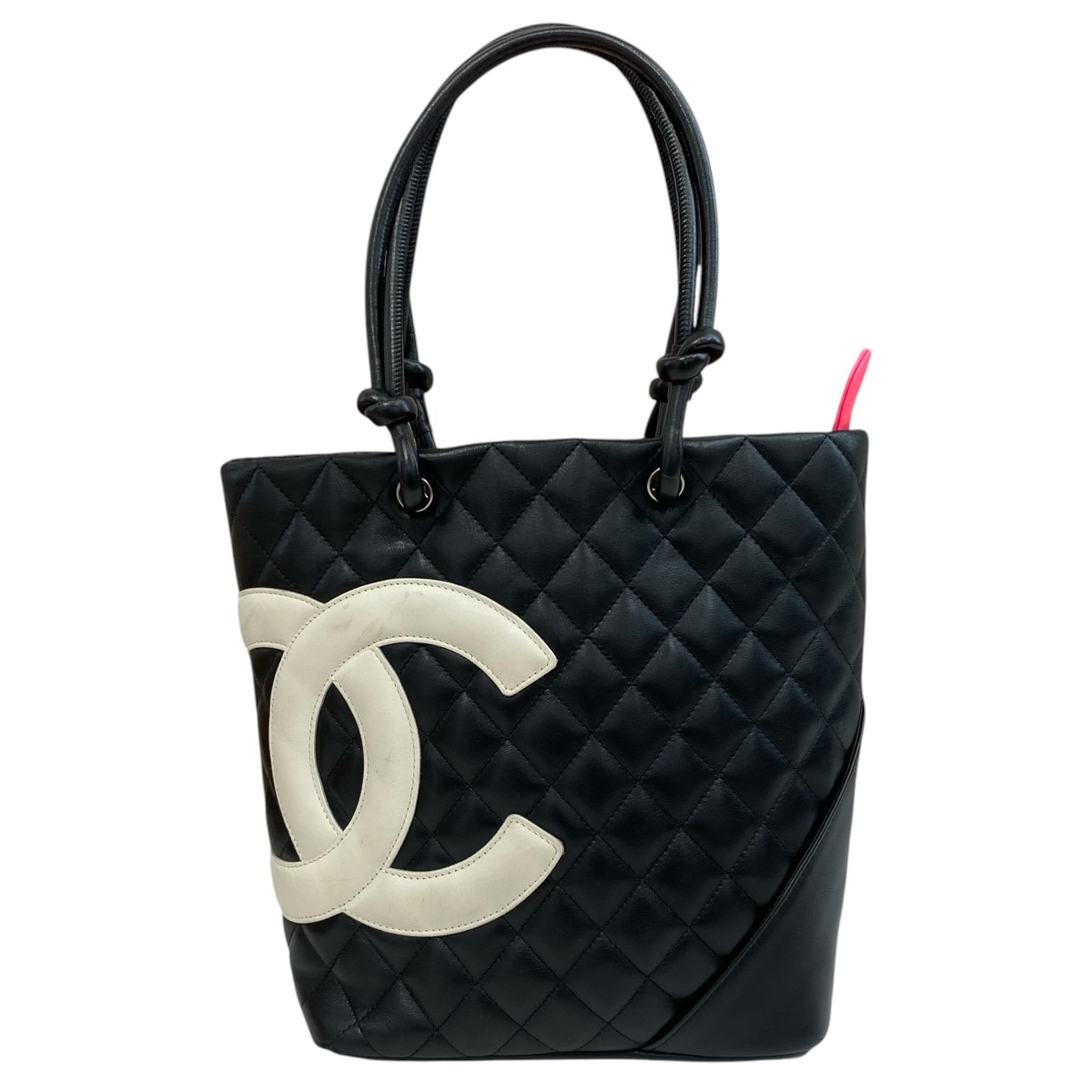 【中古】\u003cBR\u003eCHANEL\u003cBR\u003eカンボンライン トートバッグ 黒いこと\u003cBR\u003e【通貨価値思いなおす】