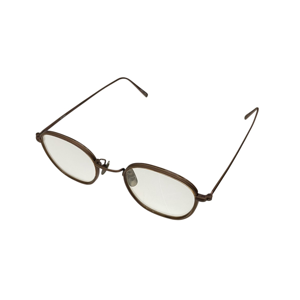 【中古】BLANC メガネ BM006 赤銅色 大きさ：45□23-146 【300426】（ブラン）