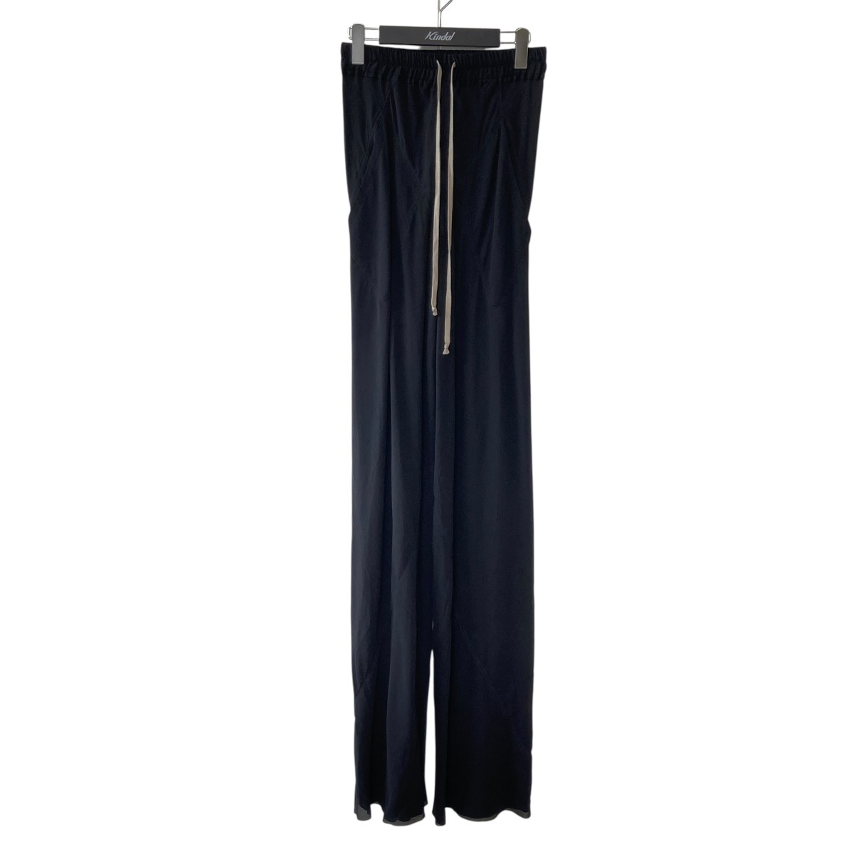 【中古】\u003cBR\u003eRICK OWENS\u003cBR\u003eDrawstring Bias Pants ドローストリング レイヤードパンツ RP01F6304-G 黒いこと 大きさ：40\u003cBR\u003e【通貨価値思いなおす】