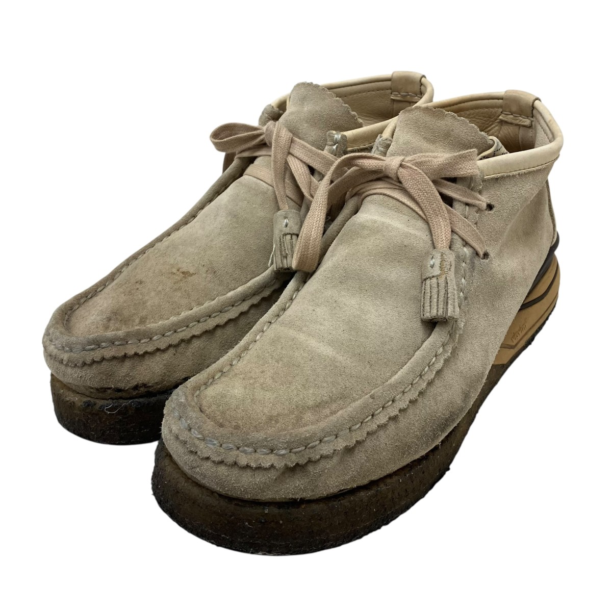 【中古】VISVIM 24SS BEUYS TREKKER-FOLK スウェードブーツ ベージュ 大いさ：10.5 【010526】（ビズビム）