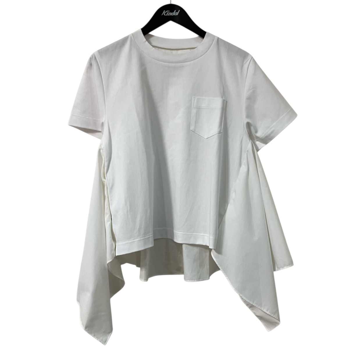 【中古】sacai 25SS 縛プルオーバー 25 08179 白いこと 大きさ：1 【010526】（サカイ）