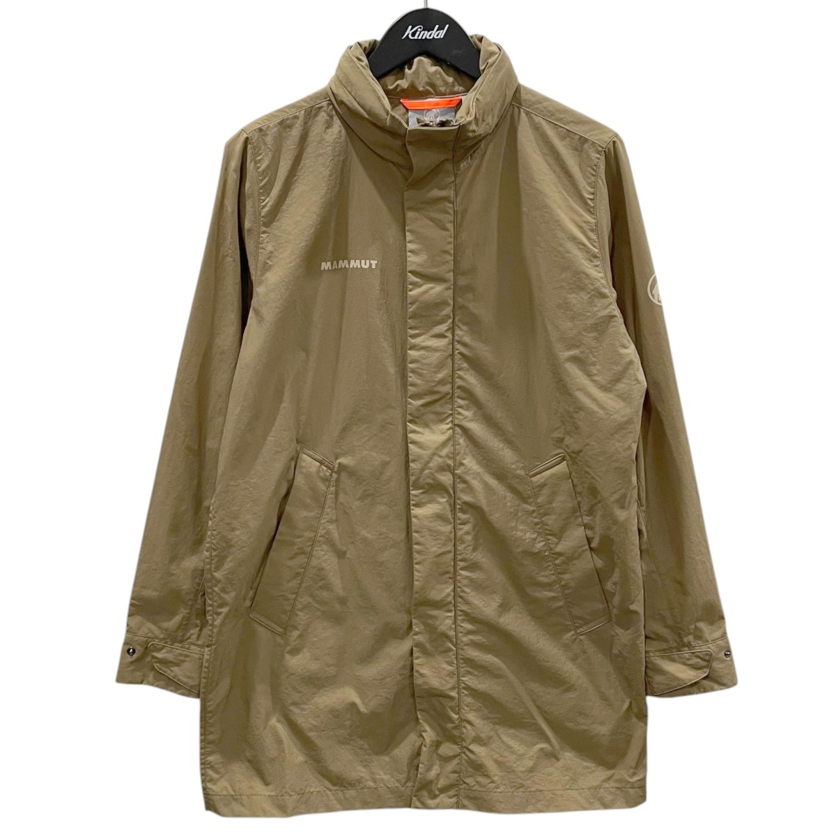 【中古】MAMMUT　ナイロンコート Utility WB Coat AF ユーティリティ ウィンドブレーカー コート アジアンフィット 1012-00670 ベージュ サイズ：S 【020526】（マムート）｜ブランド古着のカインドオル