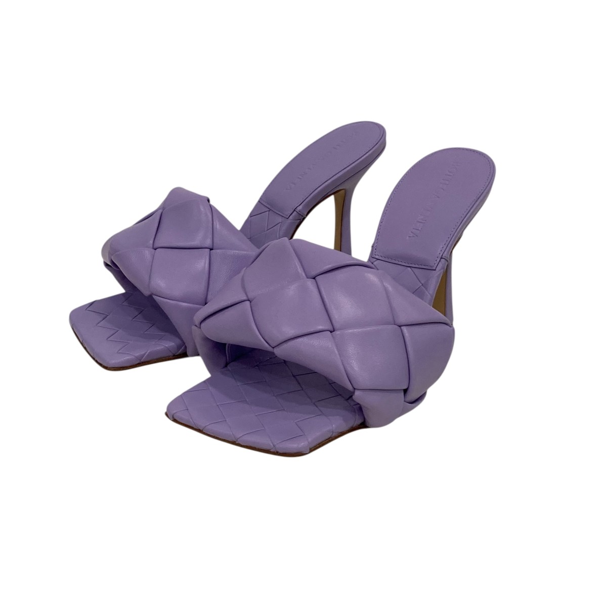 【中古】BOTTEGA VENETA ミュール パープル 大きさ：35 【020526】（ボッテガヴェネタ）