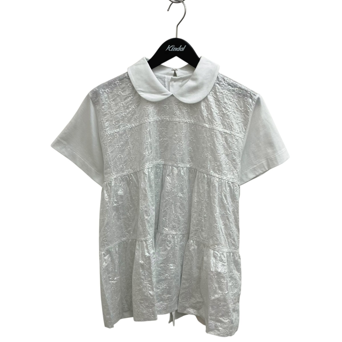 【中古】TAO COMME des GARCONS 半袖カットソー TP-T005 白いこと 大きさ：M 【020526】（タオコムデギャルソン）