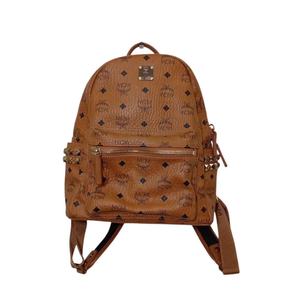 【中古】MCM リュック MMK6SVE37CO001 ブラウン 【020526】（エムシーエム）