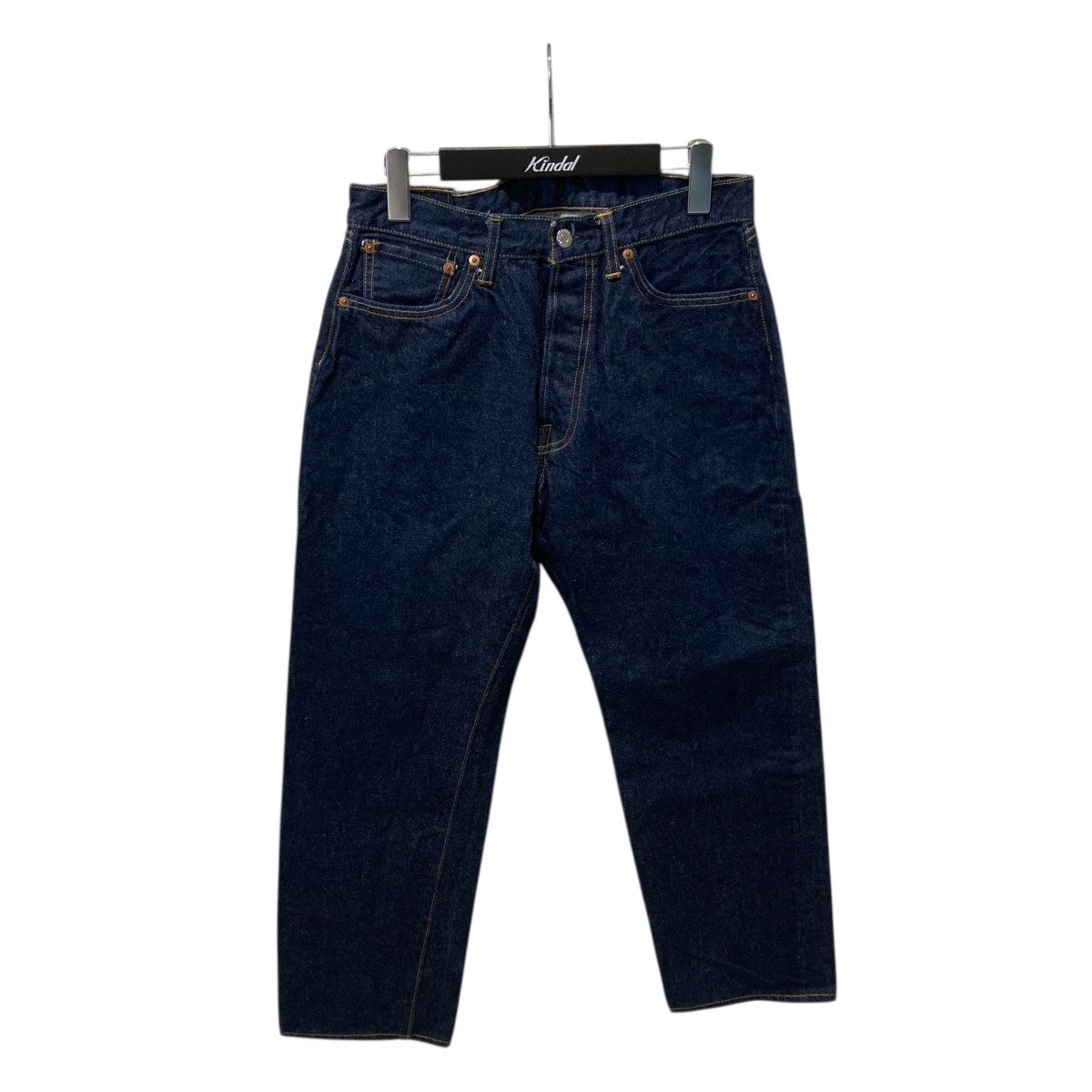 【中古】TCB JEANS 赤耳 名取り草飛球 革継ぎ切れ ジーンズズボン下 インディゴ 大いさ：31 【050626】（ティーシービージーンズ）