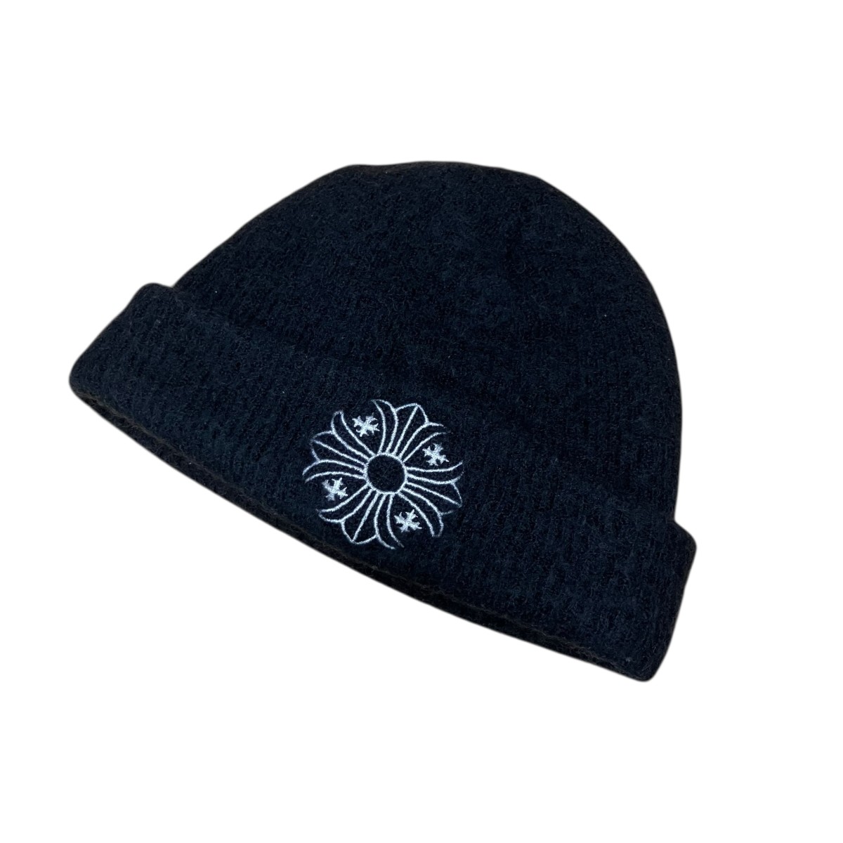 【中古】CHROME HEARTS CHプラスウールワッチニット帽 黒いこと 大きさ：one 【020526】（クロムハーツ）
