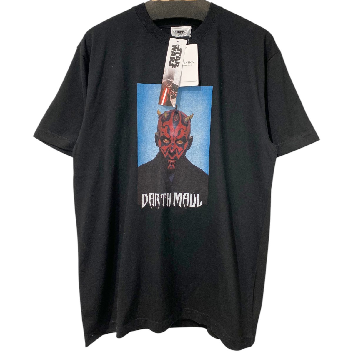 【中古】Star Wars SELECT by BAYCREW&rsquo;S　24SS Darth Maul T-ShirtダースモールプリントTシャツ ブラック サイズ：L 【010526】（スターウォーズ セレクトバイ ベイクルーズ）｜ブランド古着のカインドオル