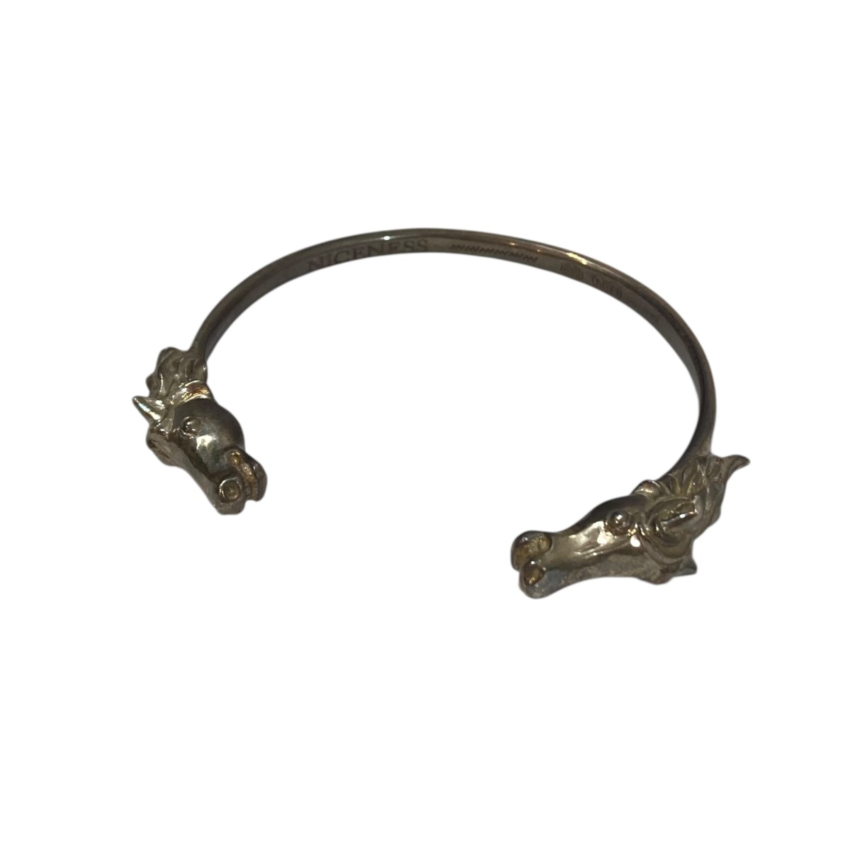 【中古】NICENESS バングル しろがね色 【020526】（好いたらしいネス）