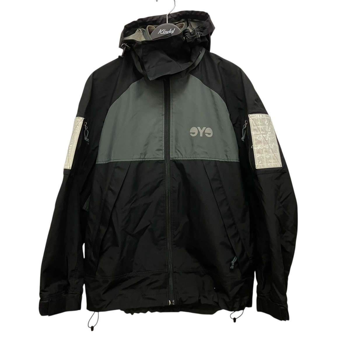 【中古】eYe COMME des GARCONS JUNYAWATANABE MAN 18AW 牟礼パーカー WB-J902 黒いこと×オリーブ 大きさ：M 【020526】（アイコムデギャルソンジュンヤワタナベマン）