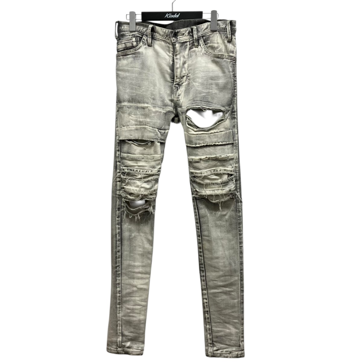 【中古】JULIUS 23SS 不都合製作ジーンズズボン下 819PAM6-PL 薄墨色 大きさ：1 【020526】（ユリウス）