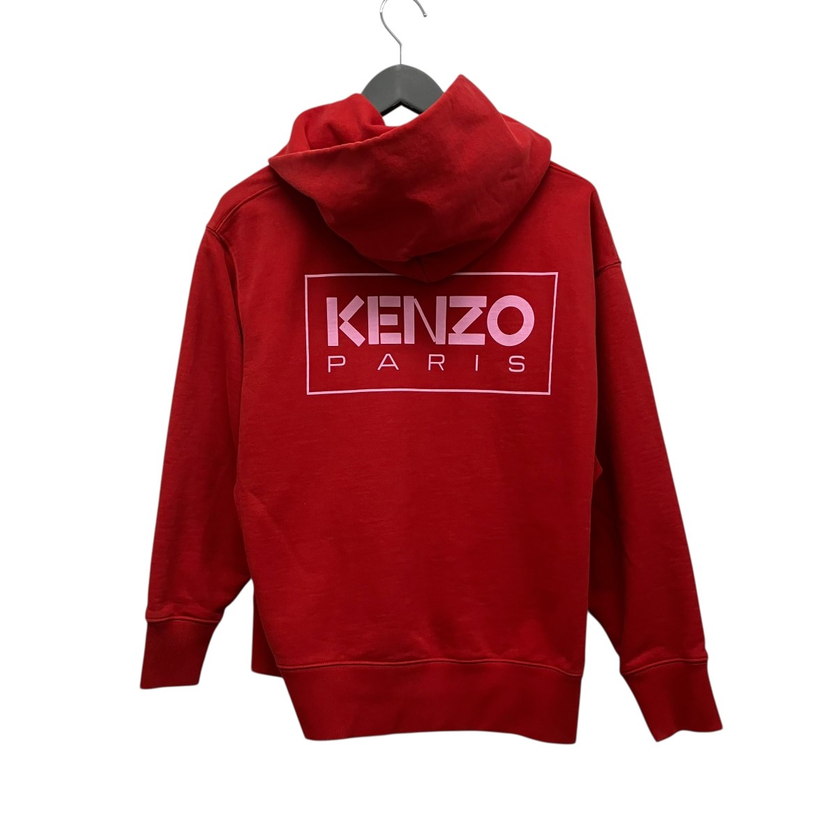 【中古】KENZO バックロゴプリントパーカー FC62SW0094MC レッド サイズ:S 【020526】(ケンゾー)|ブランド古着のカインドオル
