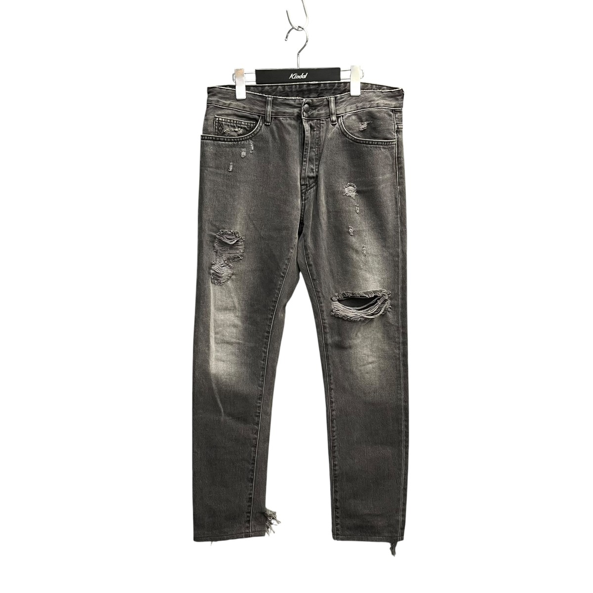 【中古】MARCELO BURLON　デニムパンツ CMYA007S19A55150 ブラック サイズ：32 【020526】（マルセロバーロン）｜ブランド古着のカインドオル 6,437円