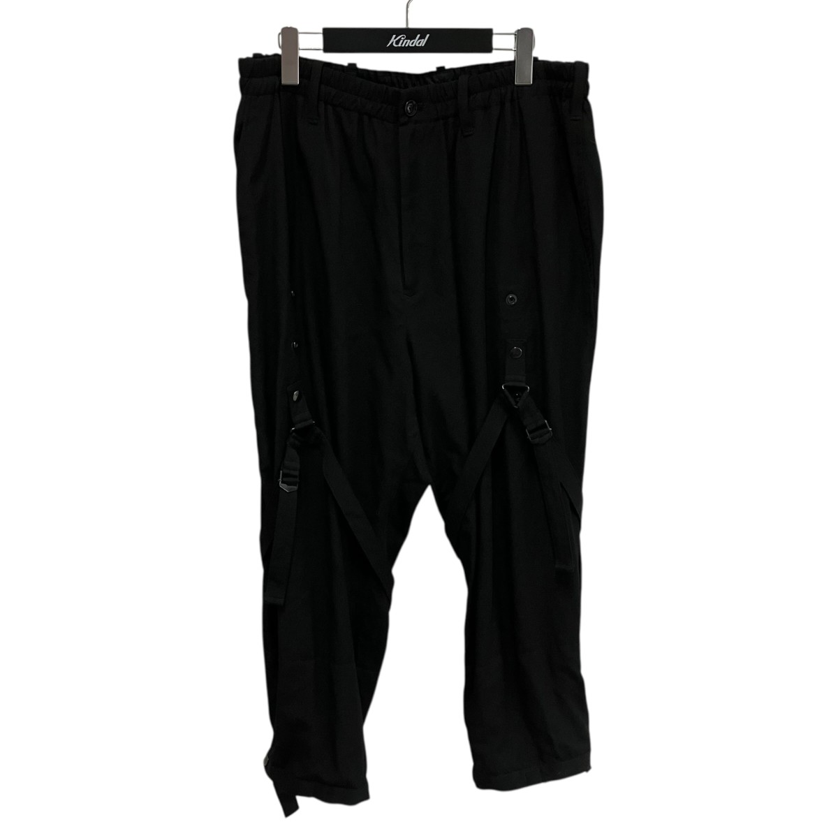 【中古】Yohji Yamamoto pour homme 16AW イージーパンツ HR-P43-100 黒いこと 大きさ：5 【030526】（ヨウジヤマモトプールオム）