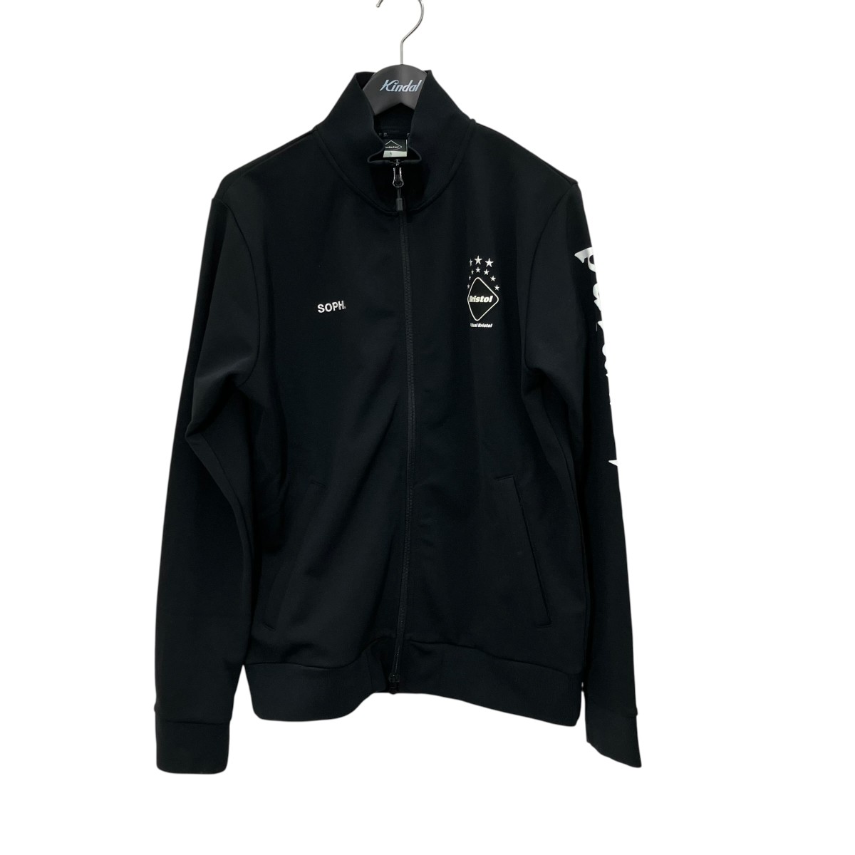 【中古】F．C．R．Bトラックジャケット FCRB-170091 ブラック サイズ：L【価格見直し】｜ブランド古着のカインドオル
