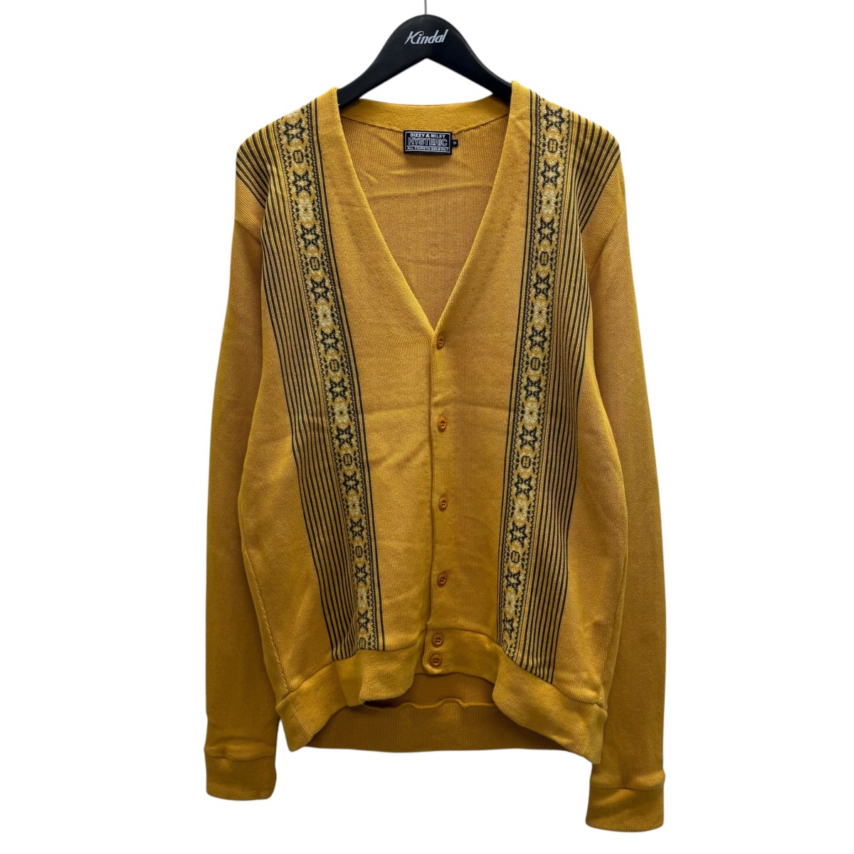 【中古】Hysteric Glamour 薄っぺらジレー 黄色 大きさ：M 【030526】（ヒステリックグラマー）