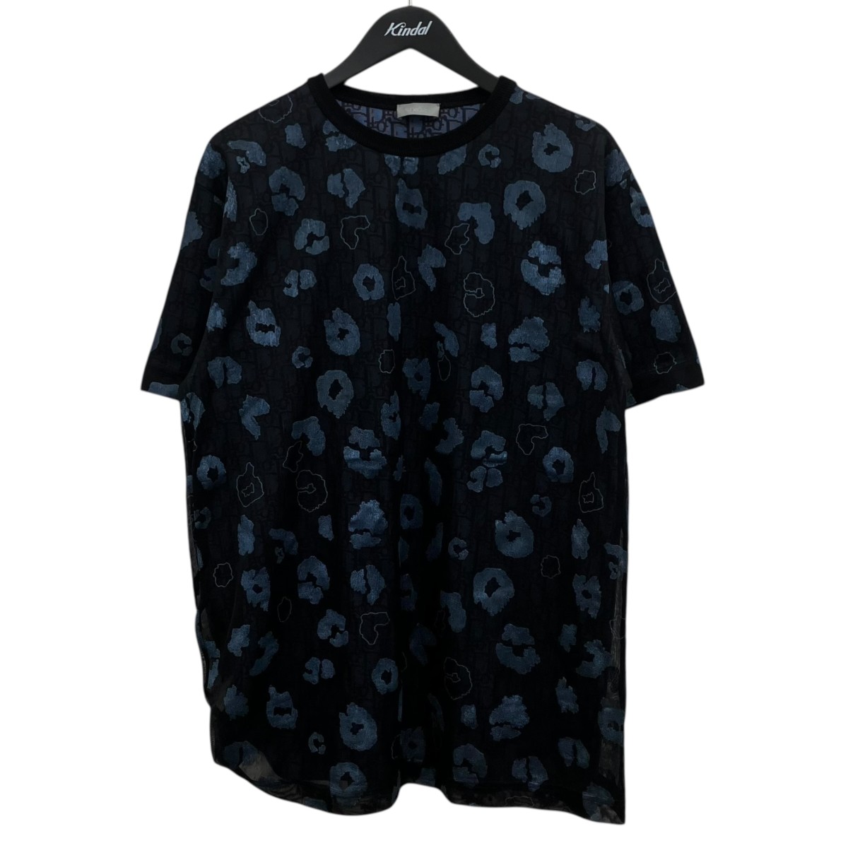 【中古】DIOR レオパード 花の冠yd オブ西洋葱プルオーバー 米国海軍×黒いこと 大きさ：M 【030526】（クリスチャンディオール）