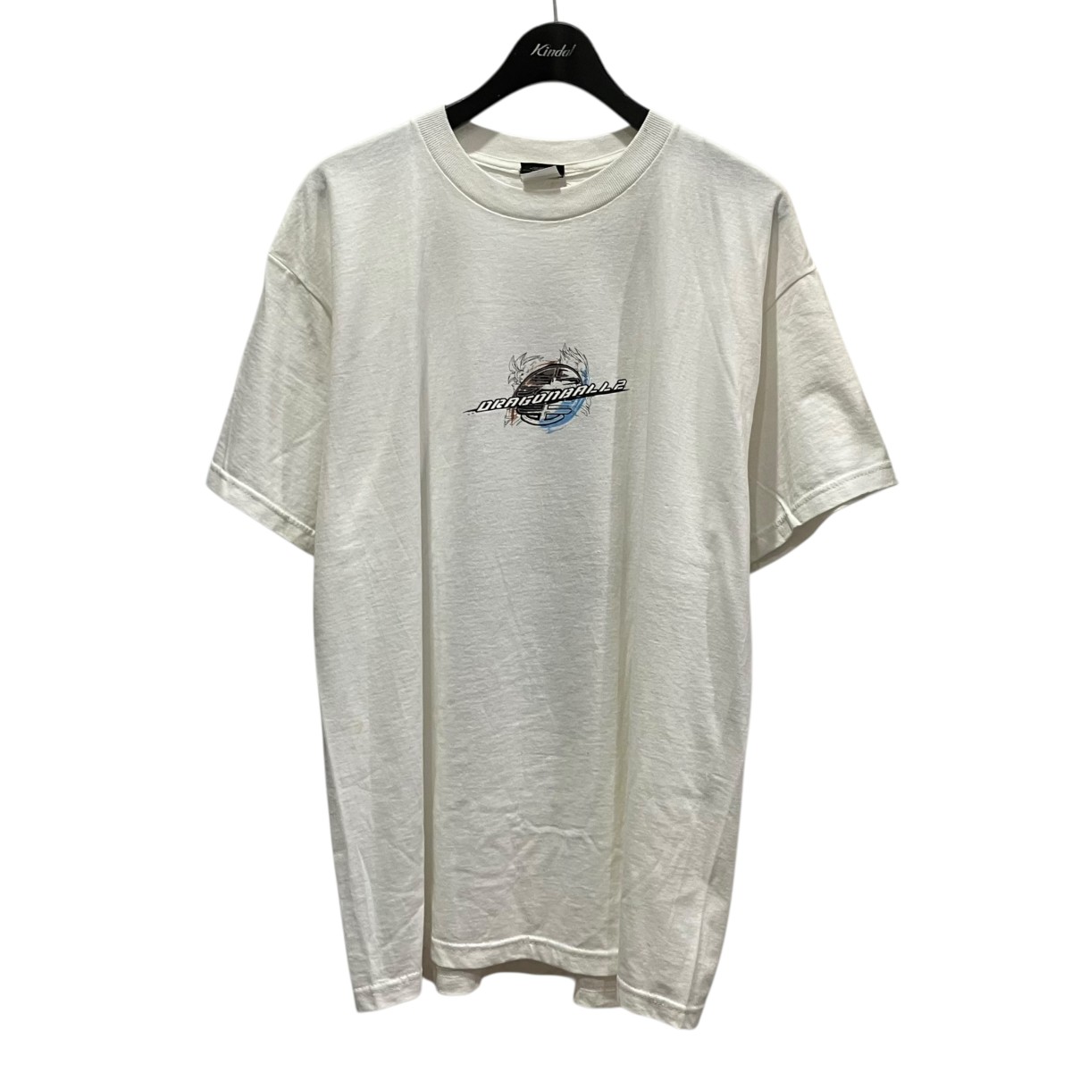 【中古】DRAGON BALL Z悟空&ベジータプリントTシャツ ホワイト サイズ:L【価格見直し】|ブランド古着のカインドオル