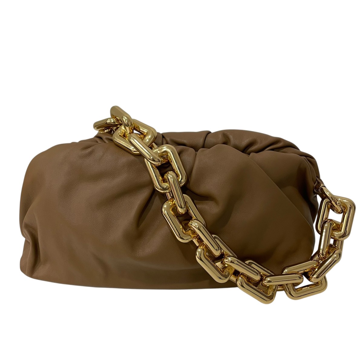 【中古】BOTTEGA VENETA 一ショルダーバッグ 赤銅色 【040526】（ボッテガヴェネタ）
