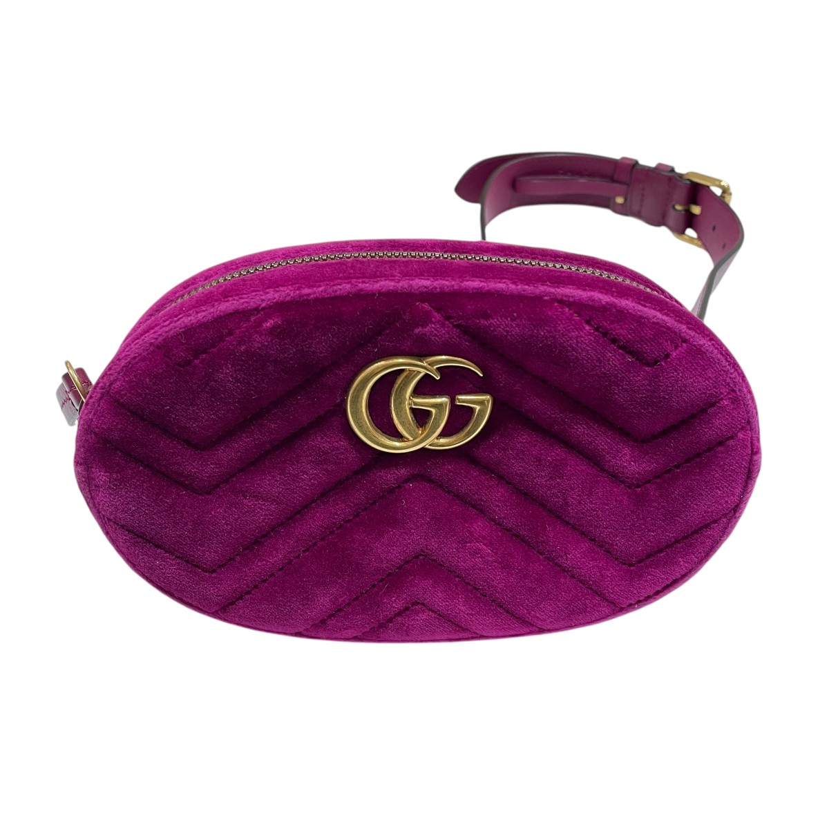 【中古】GUCCI 酉の方角御徒面子 476434 パープル 【040526】（グッチ）