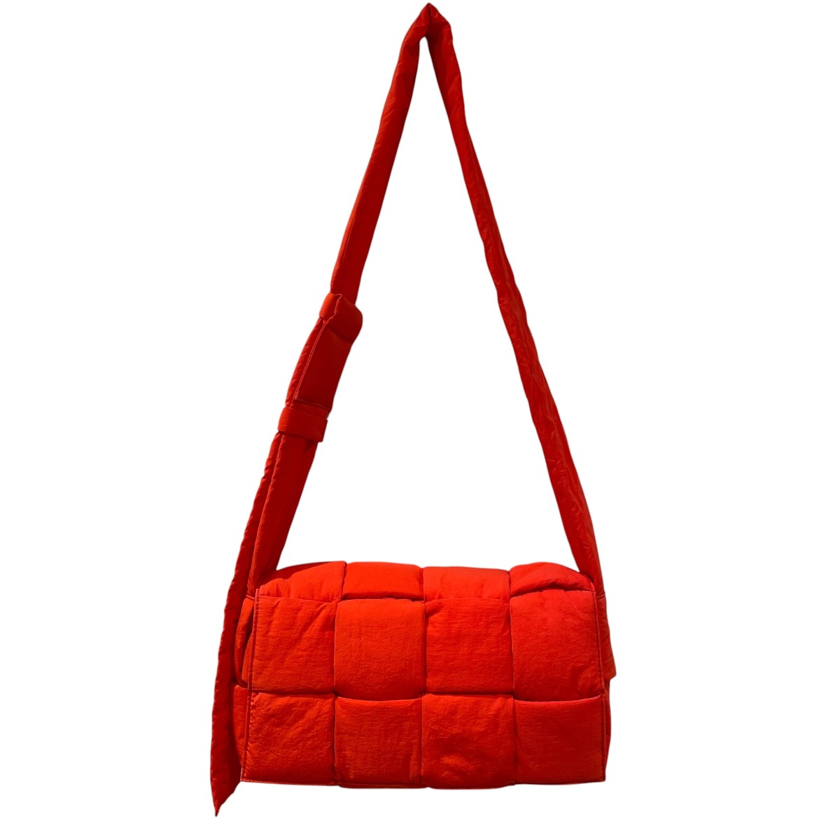 【中古】BOTTEGA VENETA ショルダーバッグ B09489036U オレンジ色 【040526】（ボッテガヴェネタ）