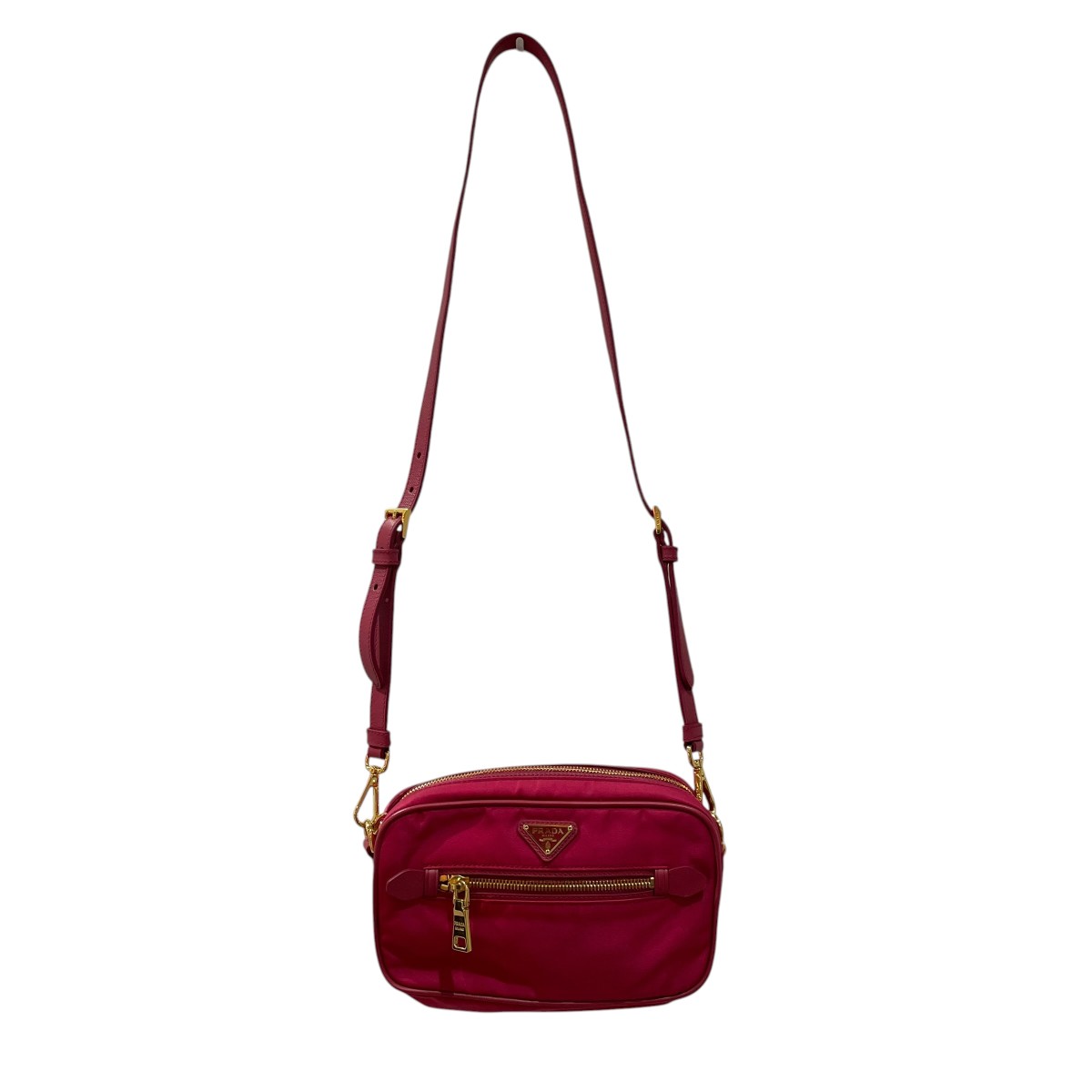 【中古】PRADA ショルダーバッグ BT0773 サクラ色 【040526】（プラダ）