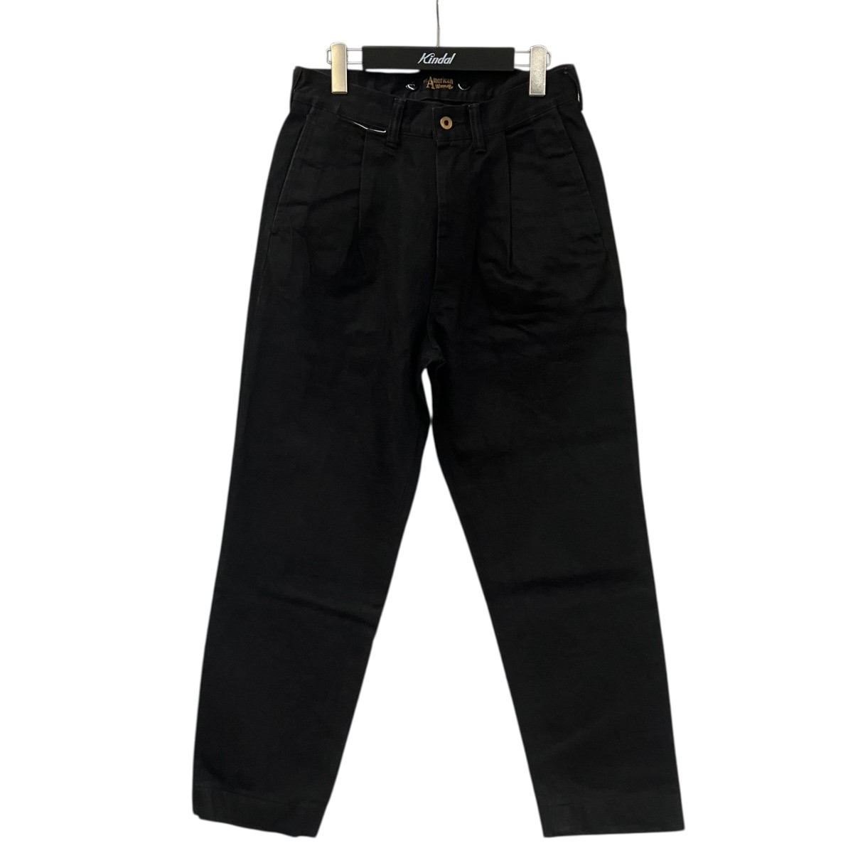 【中古】TROPHY CLOTHING&times;AMERICAN WANNABEblackie denim slacks ジーンズ ブラック サイズ：30【価格見直し】｜ブランド古着のカインドオル