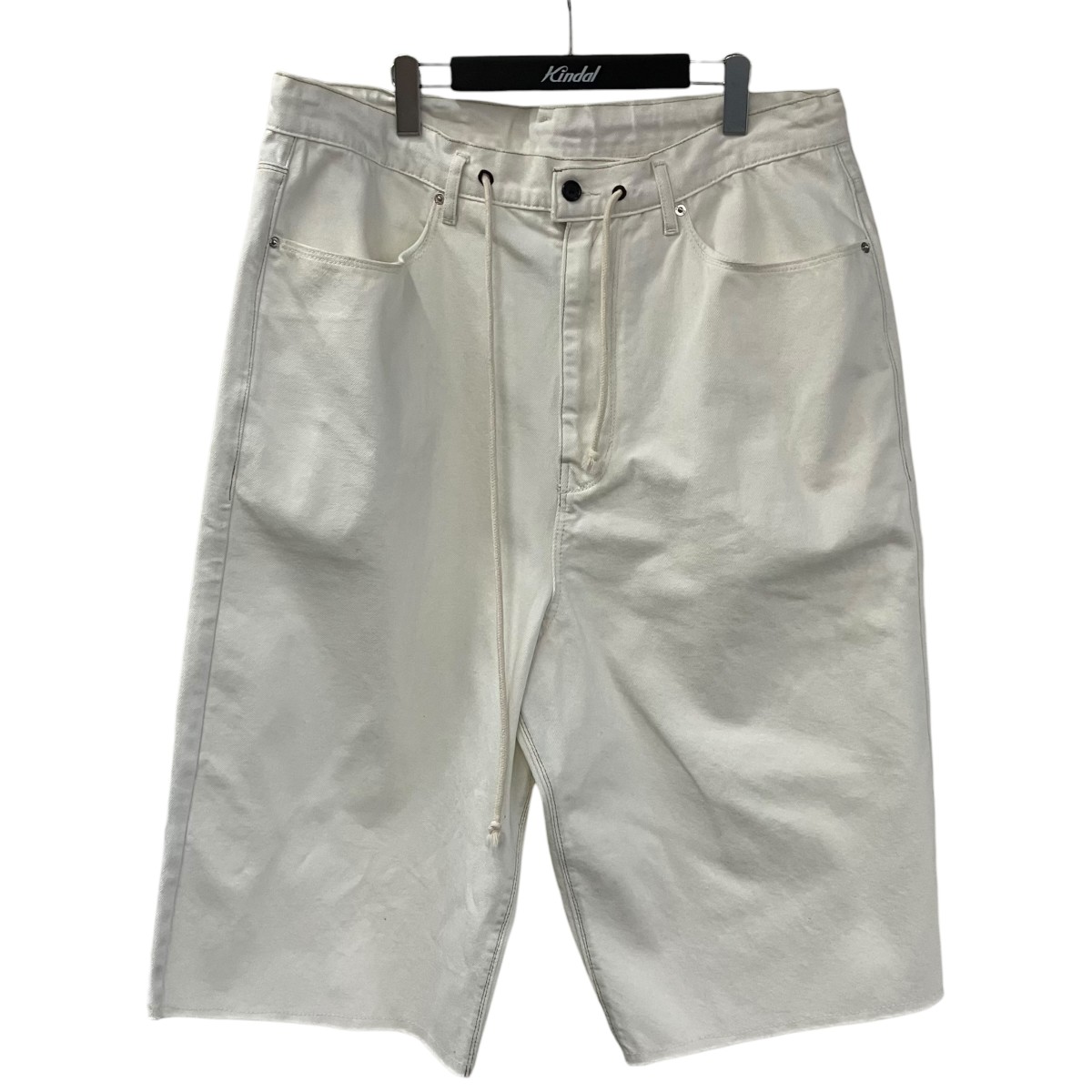 【中古】CAMIEL FORTGENS 25SS BIG SHORTS 二分の一ズボン下 CF．19．06．04．01 白いこと 大いさ：S 【040526】（カミエルフォートへンス） メンズファッション-ズボン・パンツ