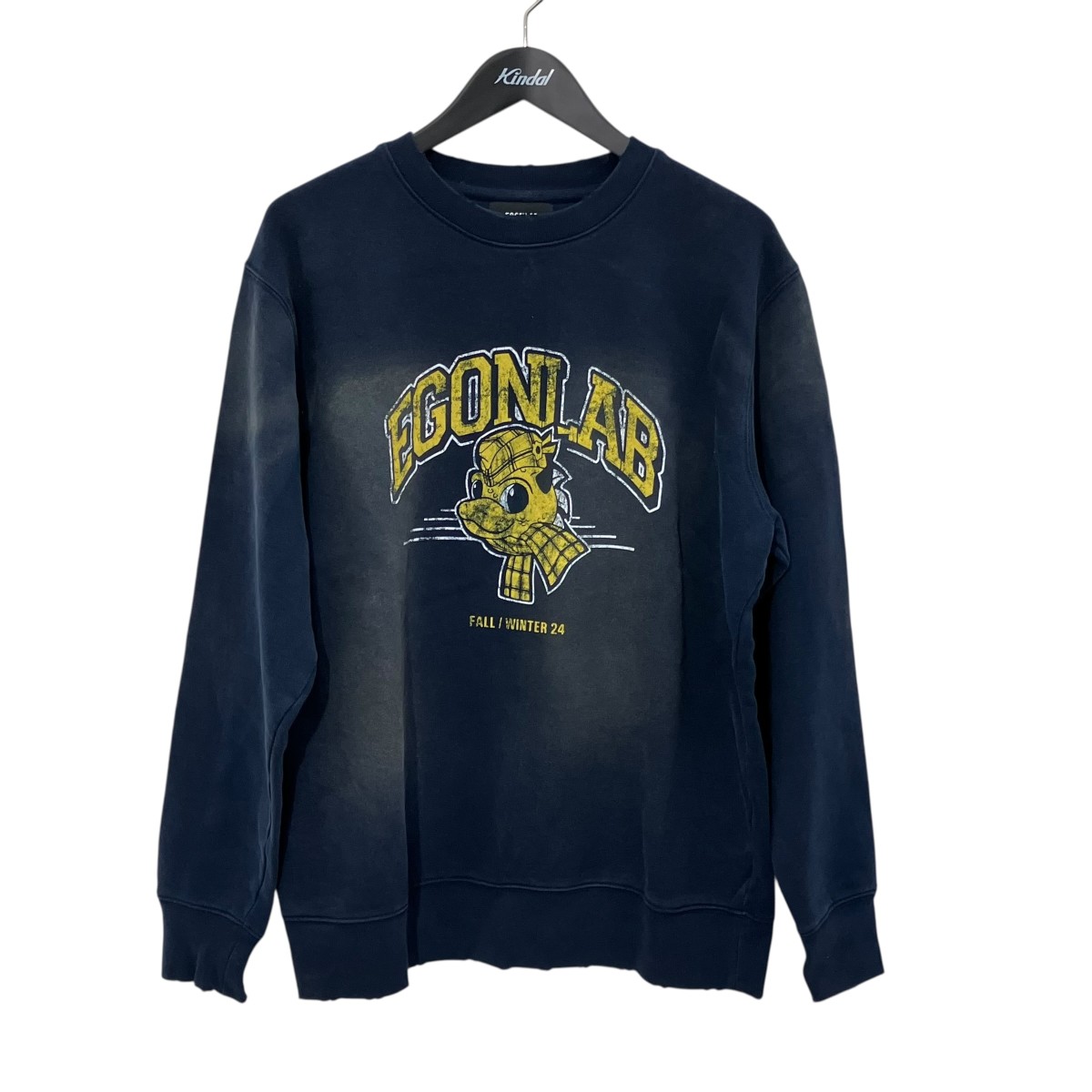 【中古】\u003cBR\u003eEGONLAB\u003cBR\u003eDragon Sweatshirt クルーネックスウェット 米国海軍 大きさ：L\u003cBR\u003e【通貨価値思いなおす】